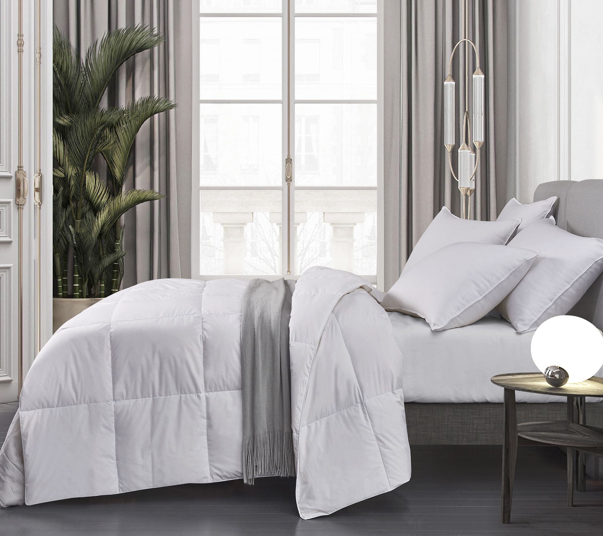 Kathy Ireland Extra Warmth White Down Fiber Comforter King