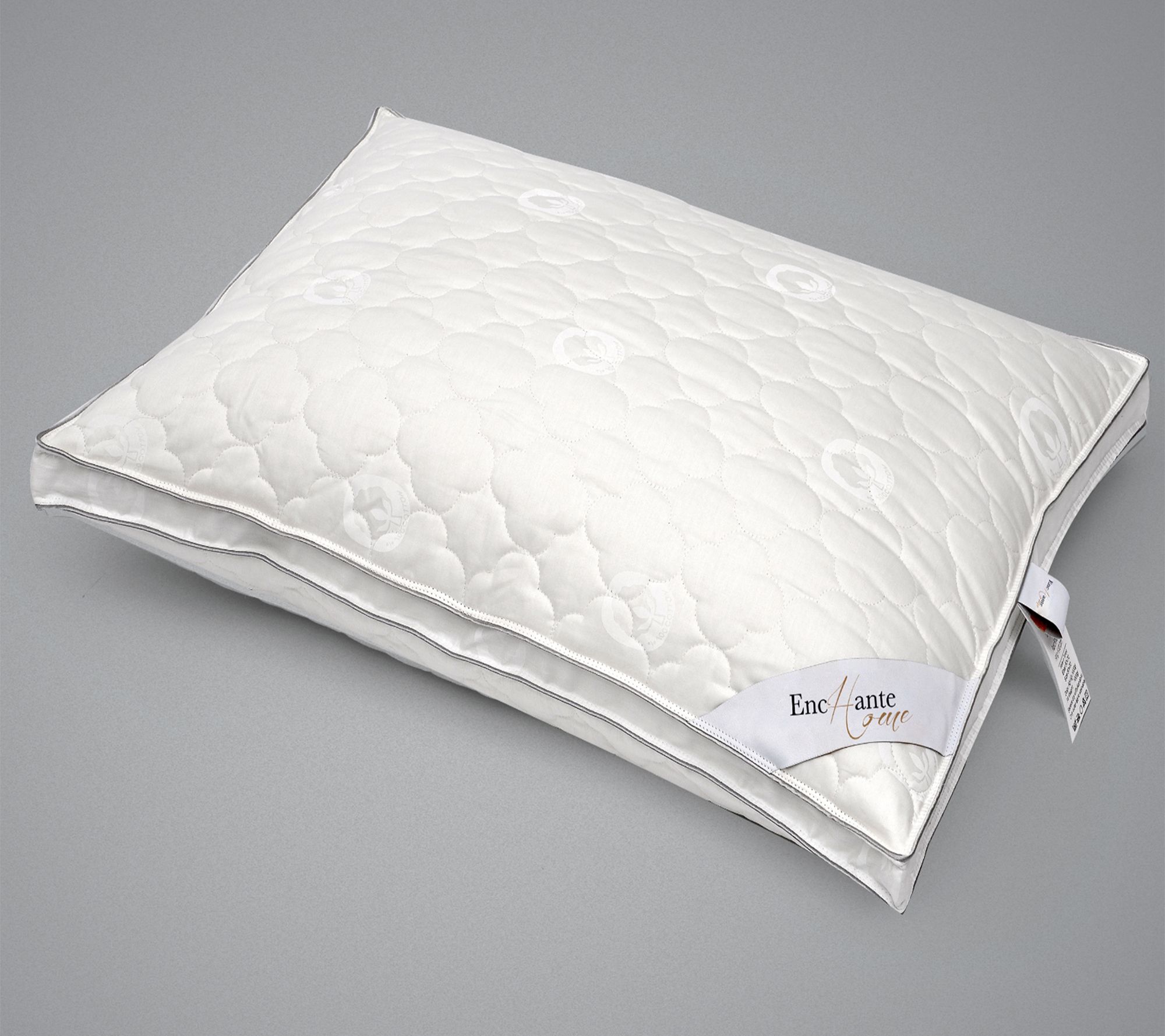 Depera Home Two Luxury Cotton Pillows - FirmQueen - QVC.com