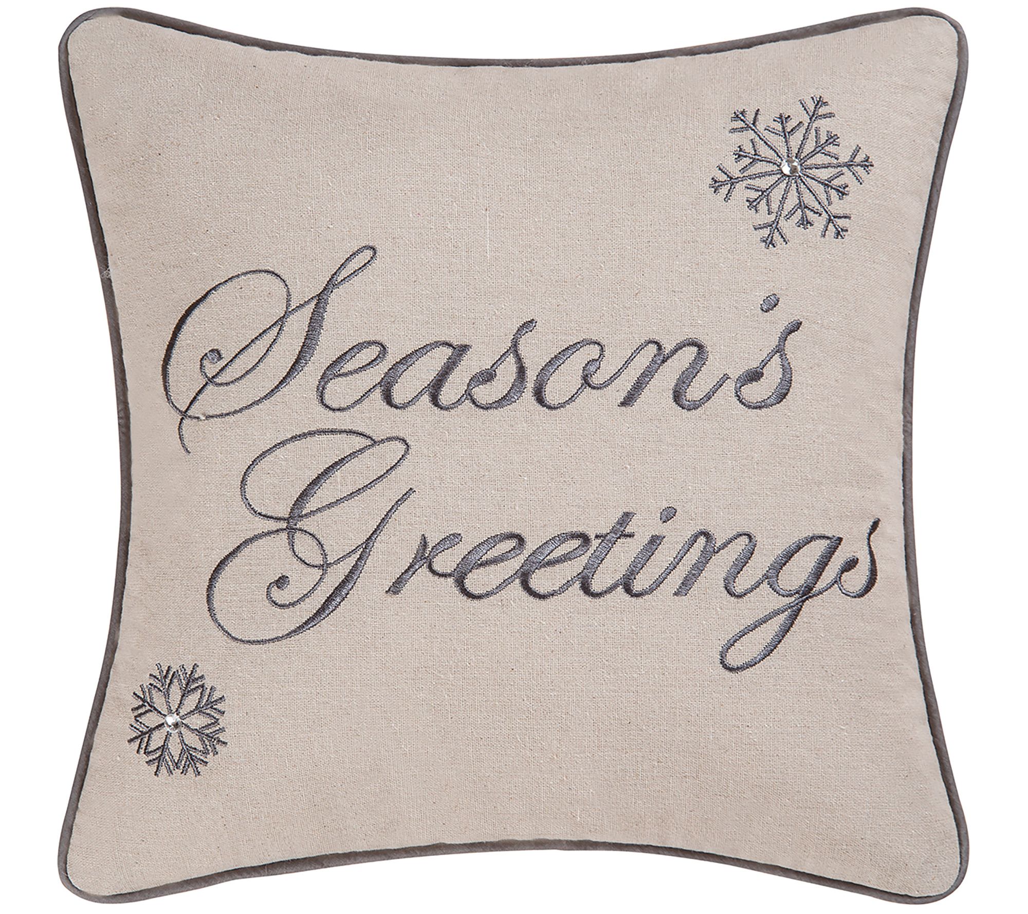 C&F Home Season's Greetings Pillow