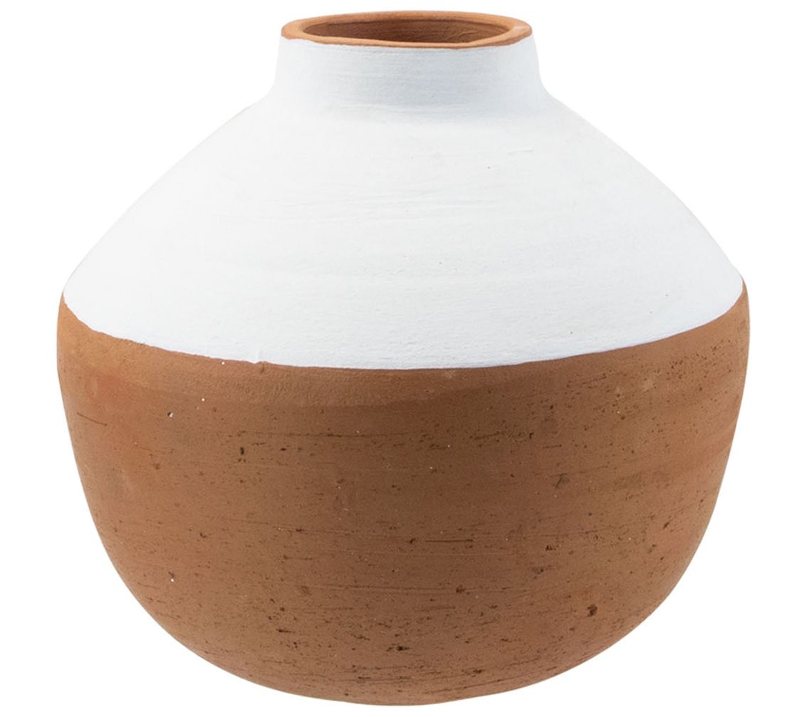 Foreside Home & Garden Azi Vase White Wide