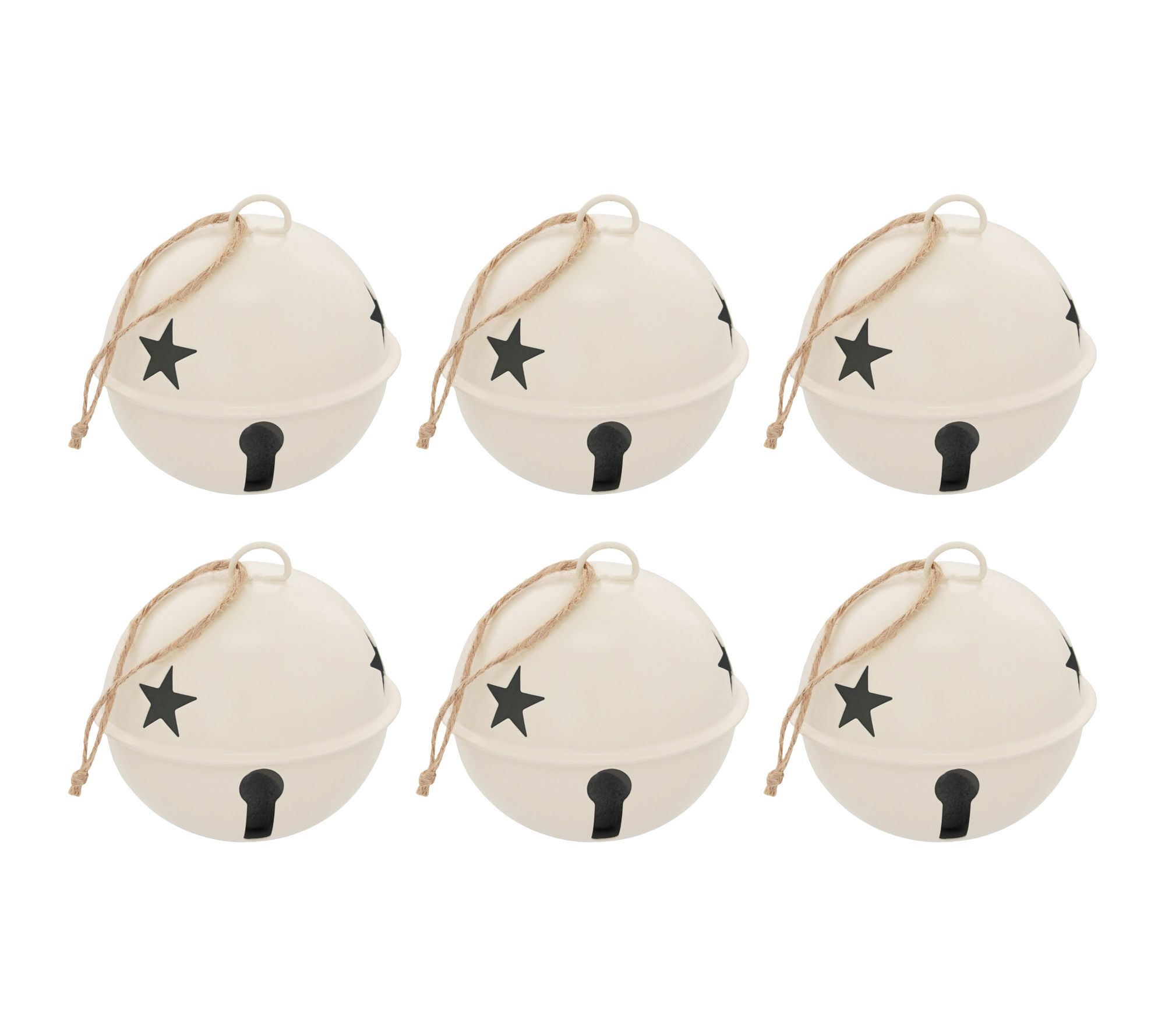 Haute Decor 12-pack 85mm Jingle Bell Christmas Ornaments