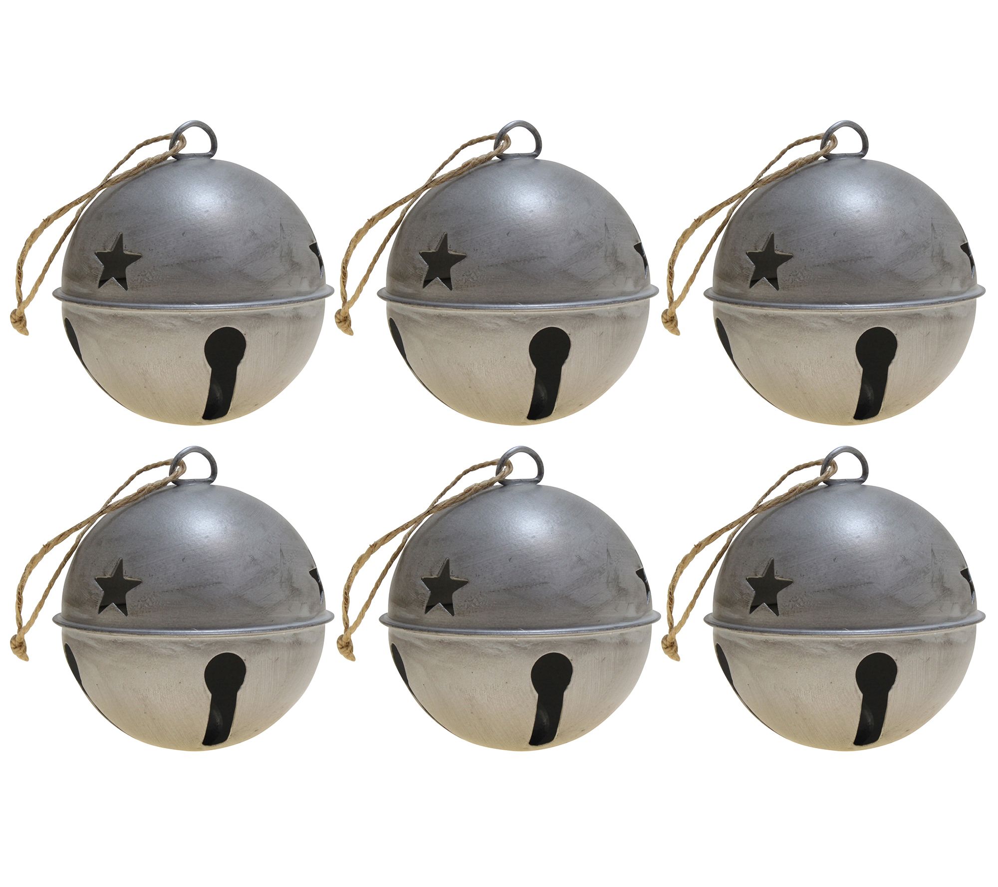 Haute Decor 12-pack 85mm Jingle Bell Christmas Ornaments