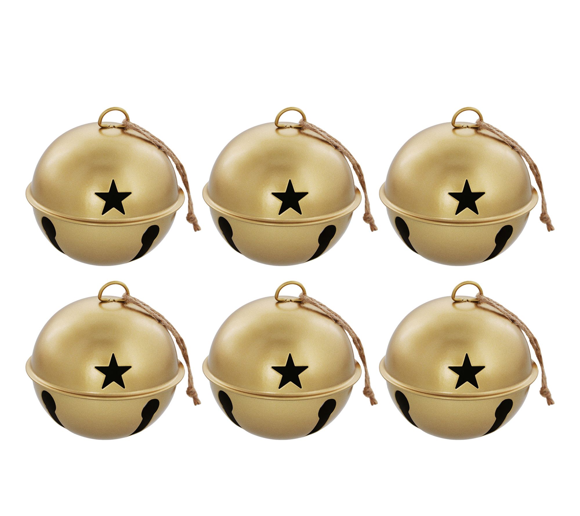 Haute Decor 12- pack 85mm Jingl e Bell Christma s Ornaments