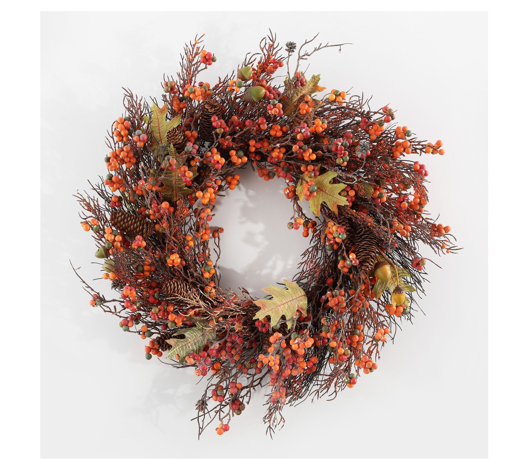 Safavieh 26" Berry, Acorn, Pine Cone & Oak LeafWreath