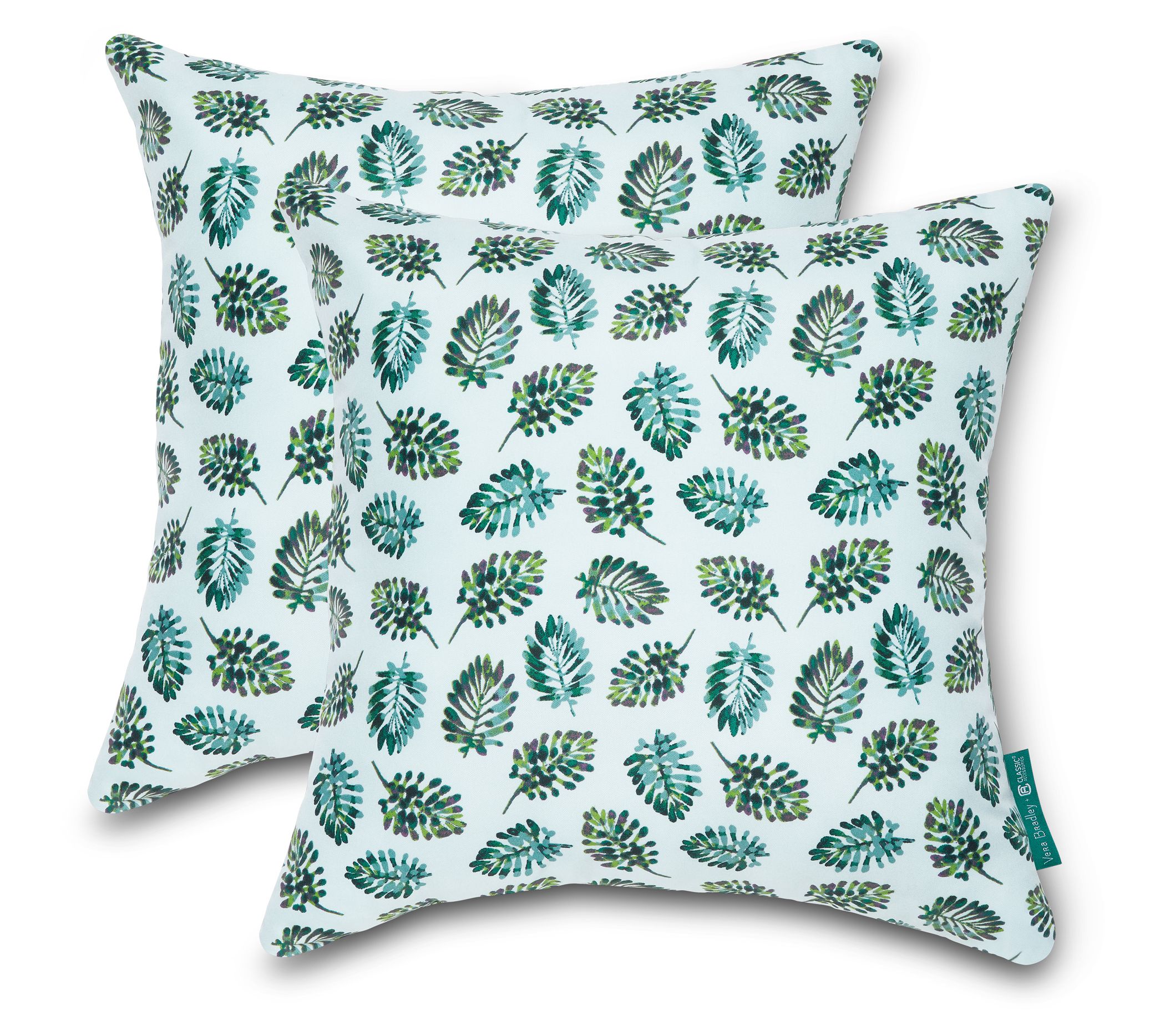 Vera Bradley Accent Pillows, 18"x18"x 8" S/2