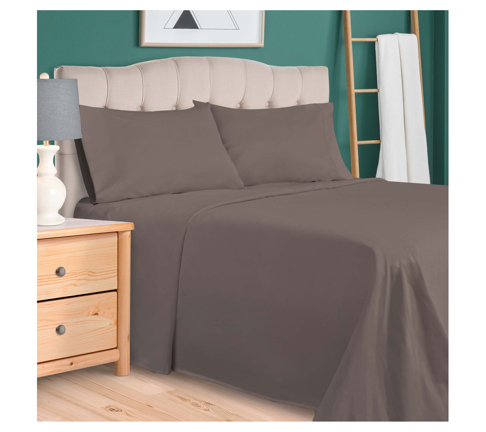 Superior Egyptian Cotton Solid 800-TC Sheet Set- Cal King