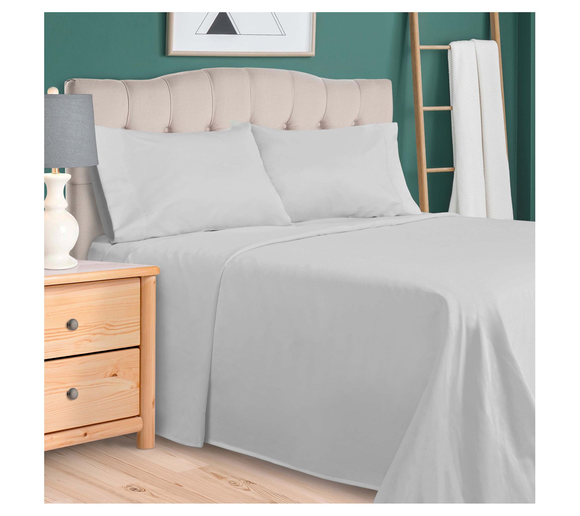 Superior Egyptian Cotton Solid 800-TC Sheet Set- Cal King