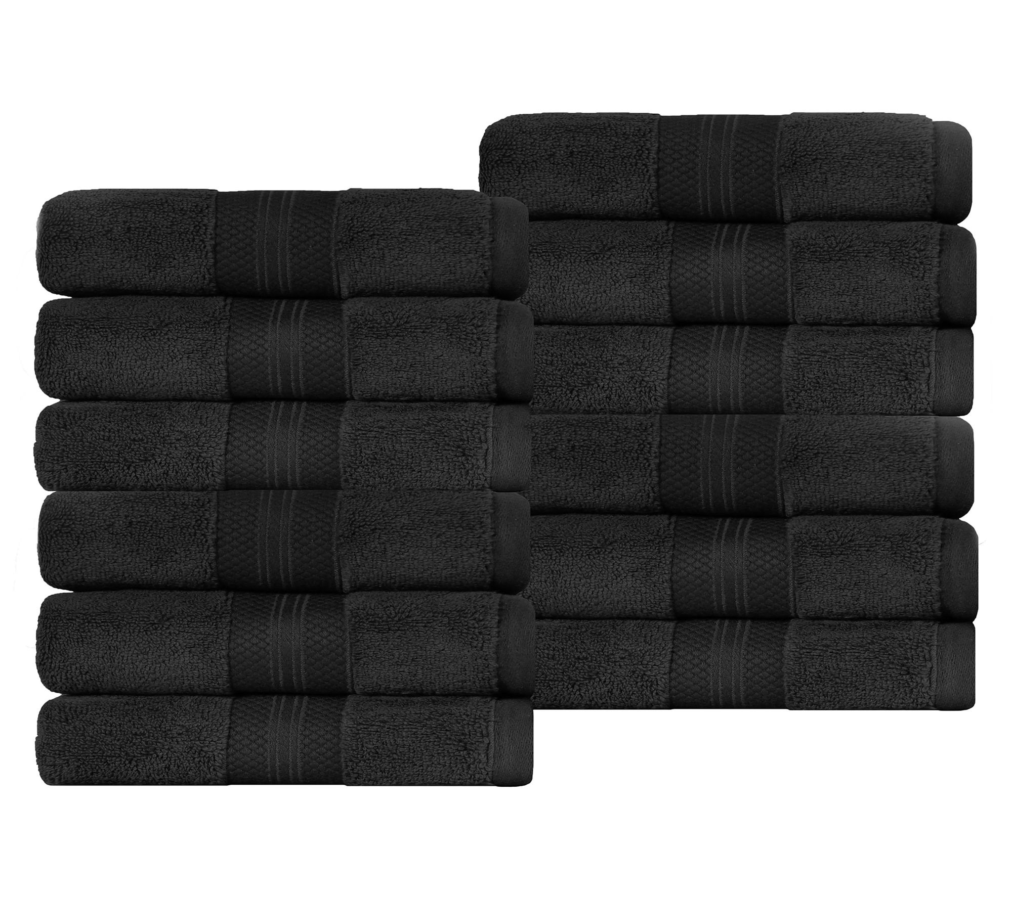 Superior Turkish Cotton 12-PC Plush Face Towelet