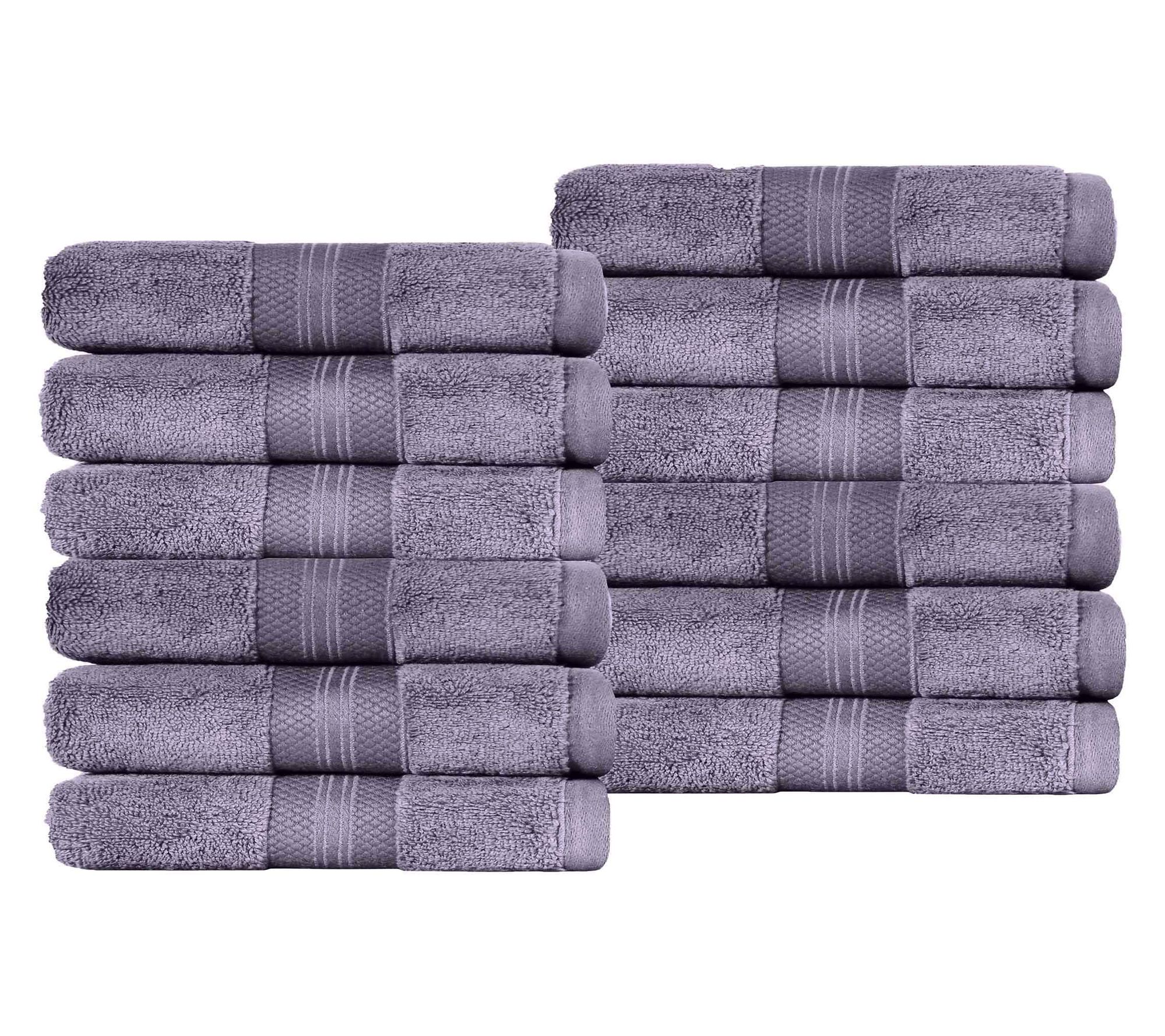 Superior Turkish Cotton 12-PC Plush Face Towelet