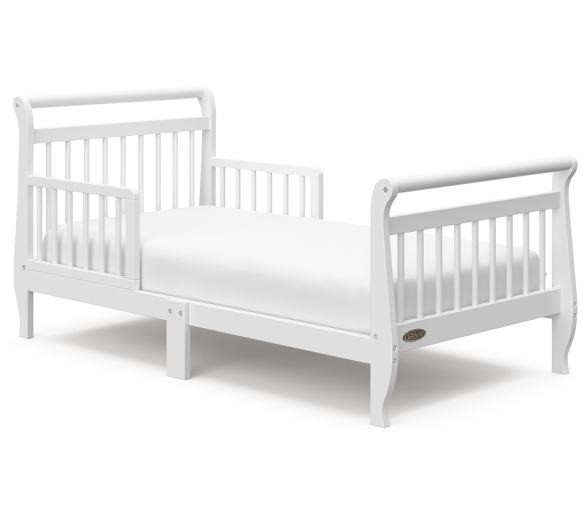 Graco Classic Sleigh Toddler Bed with Guardrail