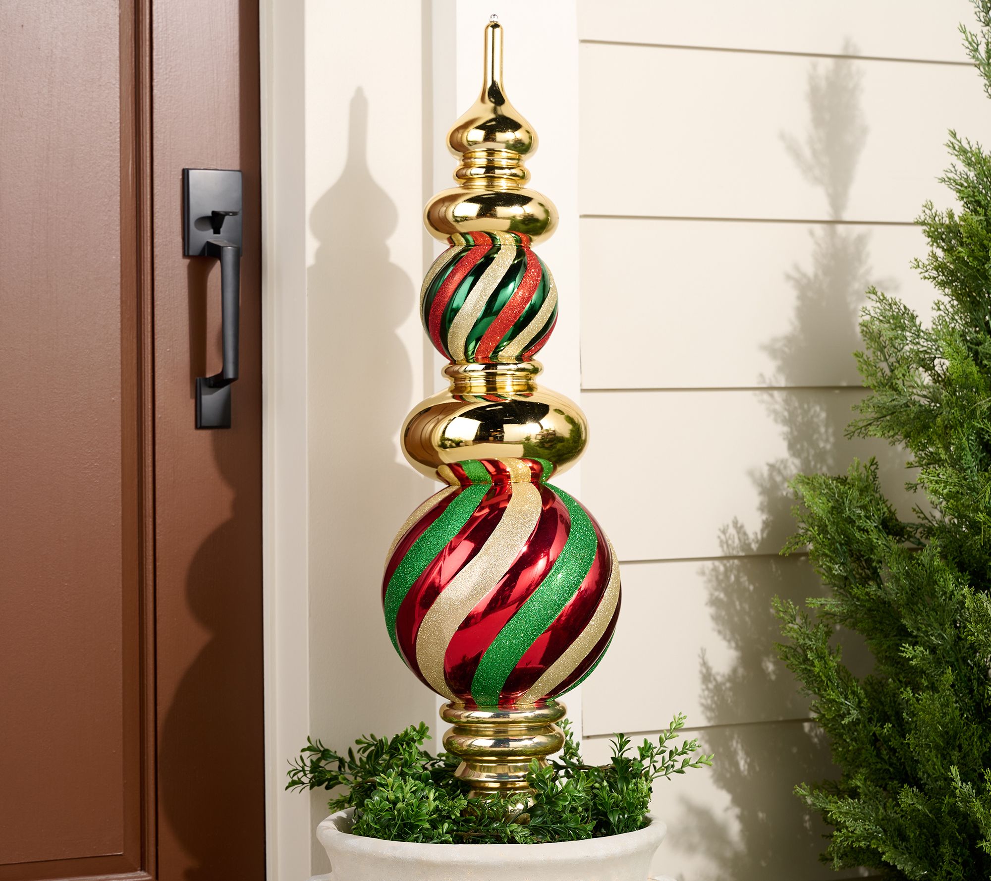 Kringle Express 37" Oversize Finial Stake/ Hanging Decor