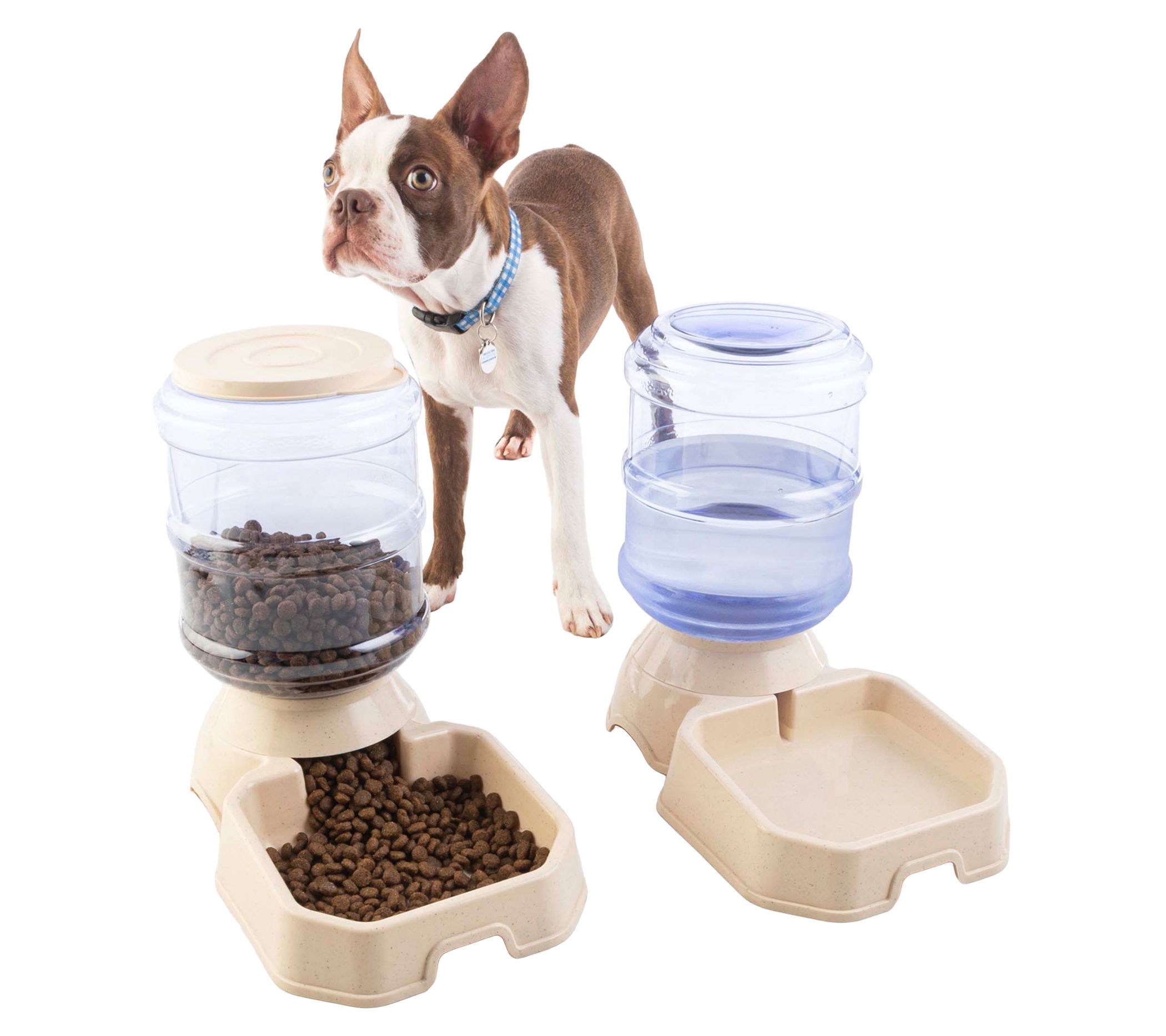 Petmaker Automa tic Pet Feeder & Water  2-Pack 3.8L/1G