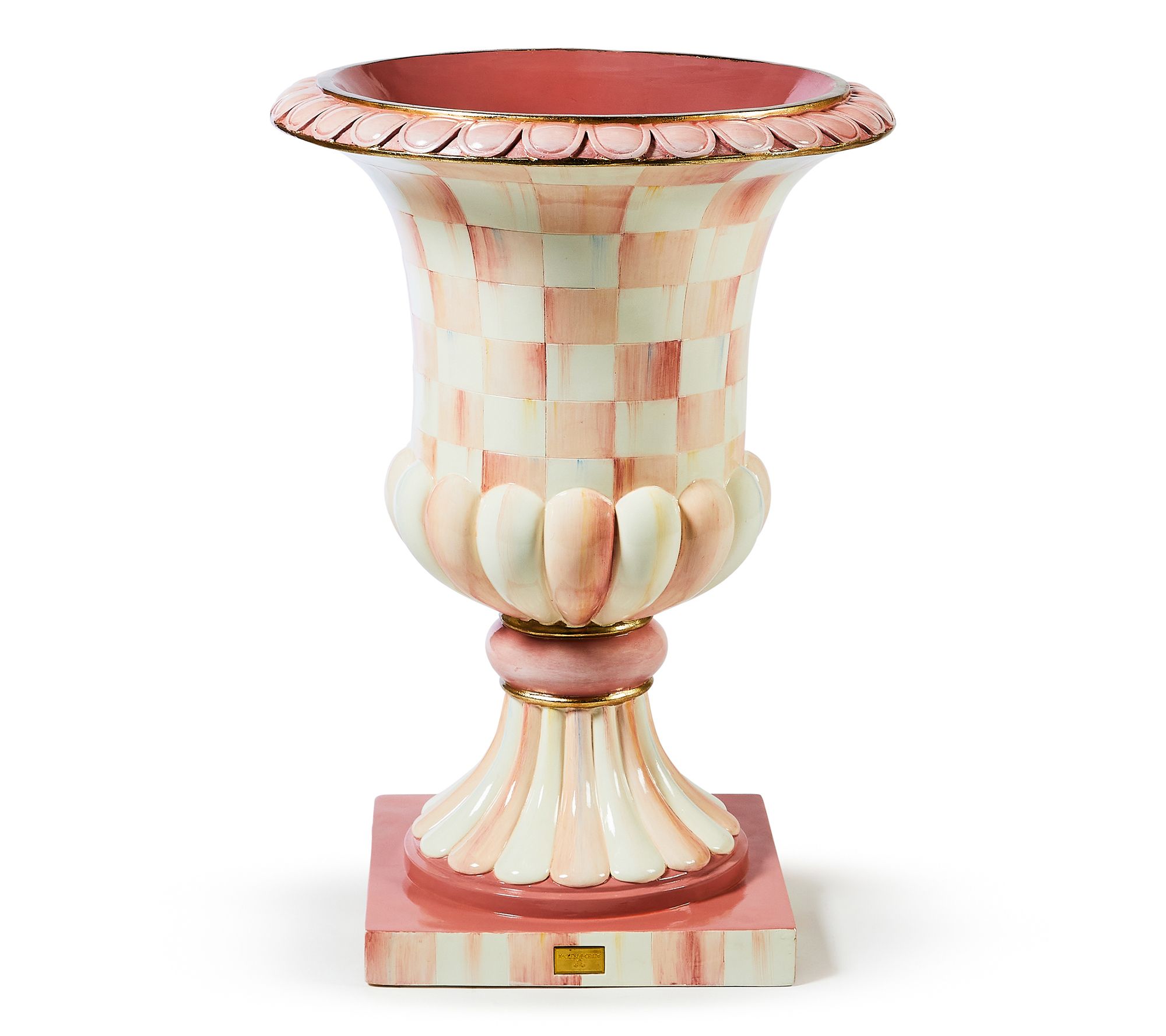 MacKenzie Childs Pedestal Urn