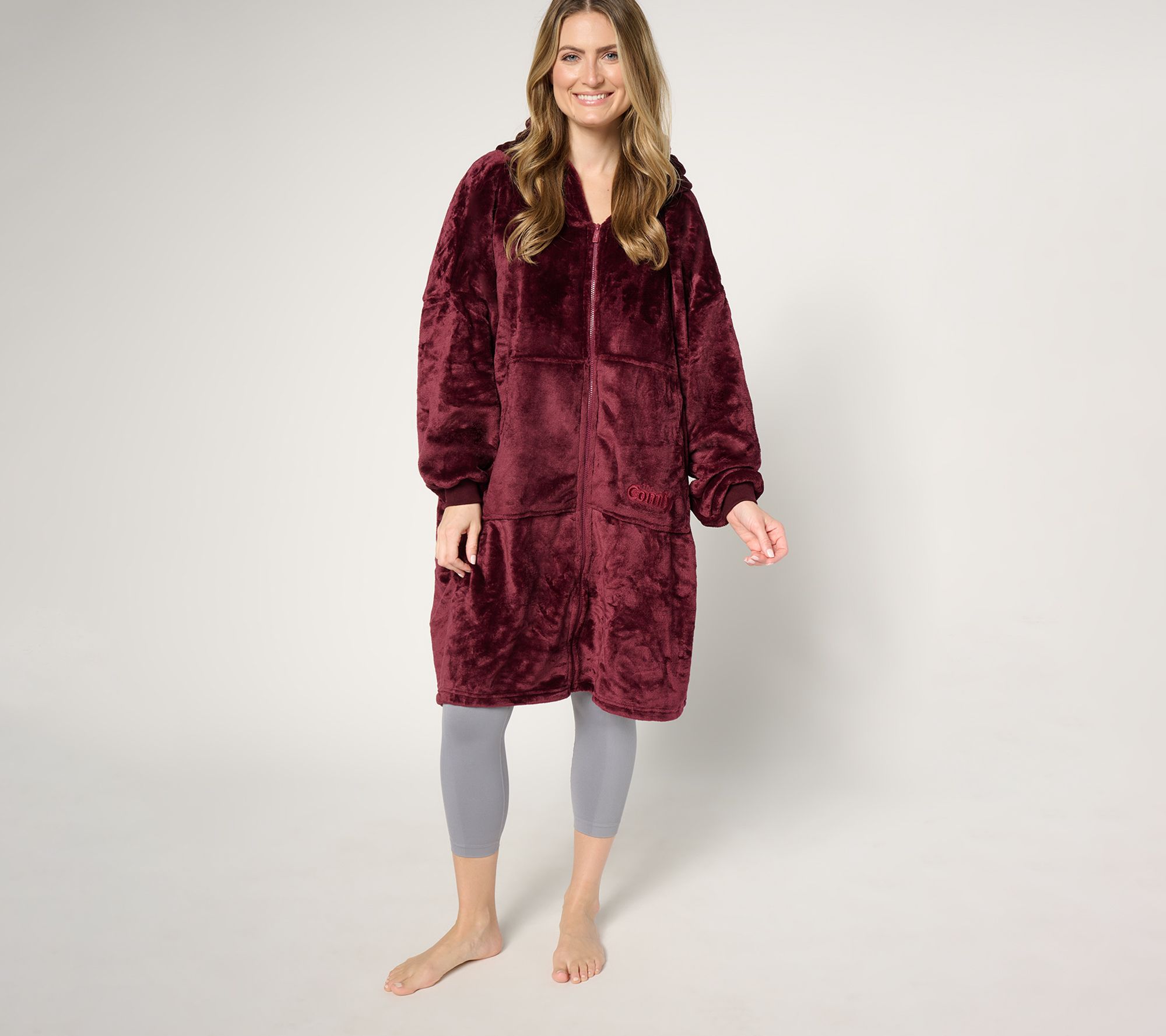 "As Is" The Comfy Dream Full Zip Wearable Blanket