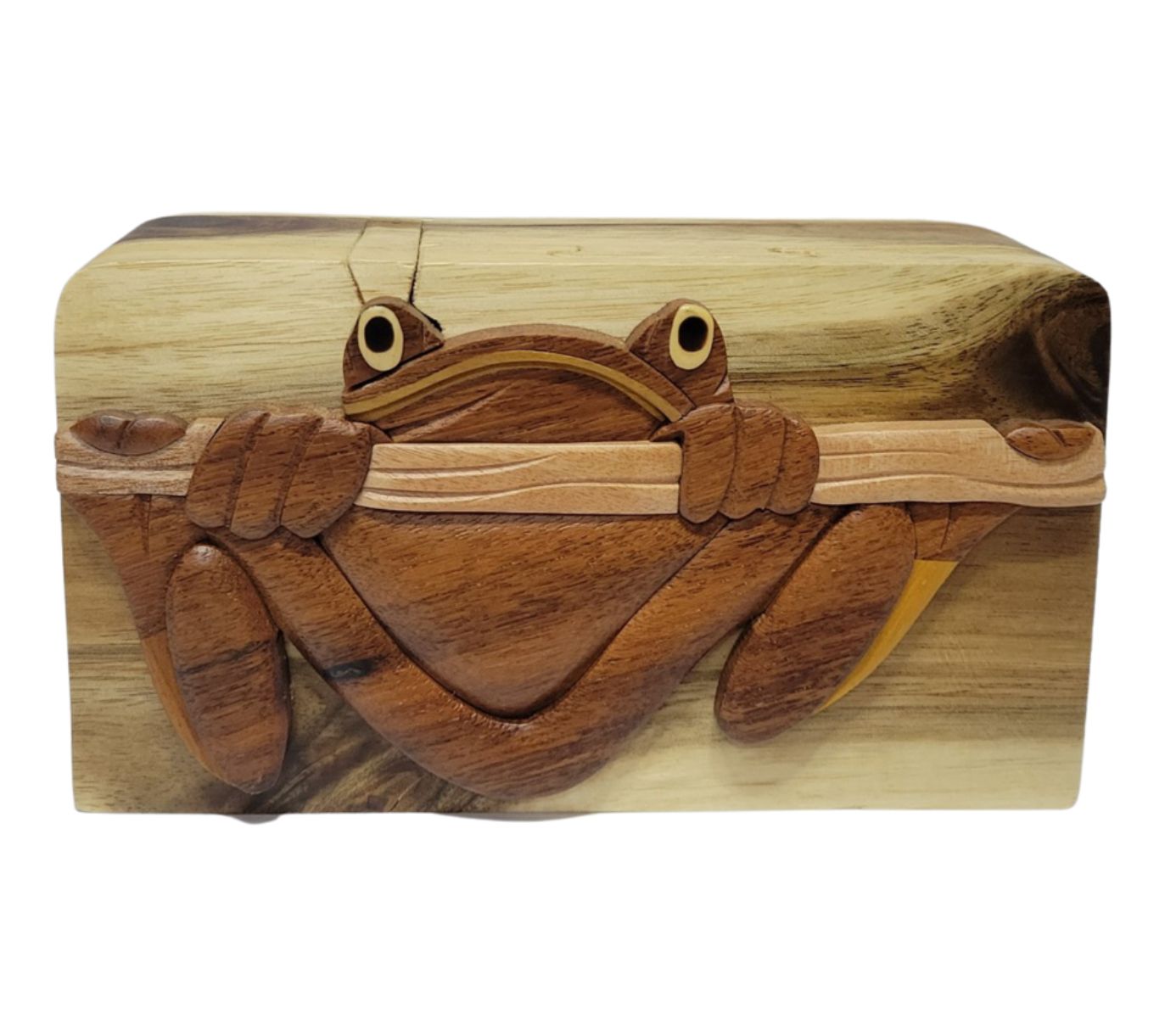 Carver Dan's Tree Frog Puzzle Box