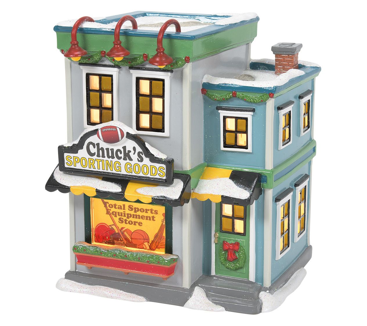 Department 56 Peanuts Village Chuck's SportingGoods Building