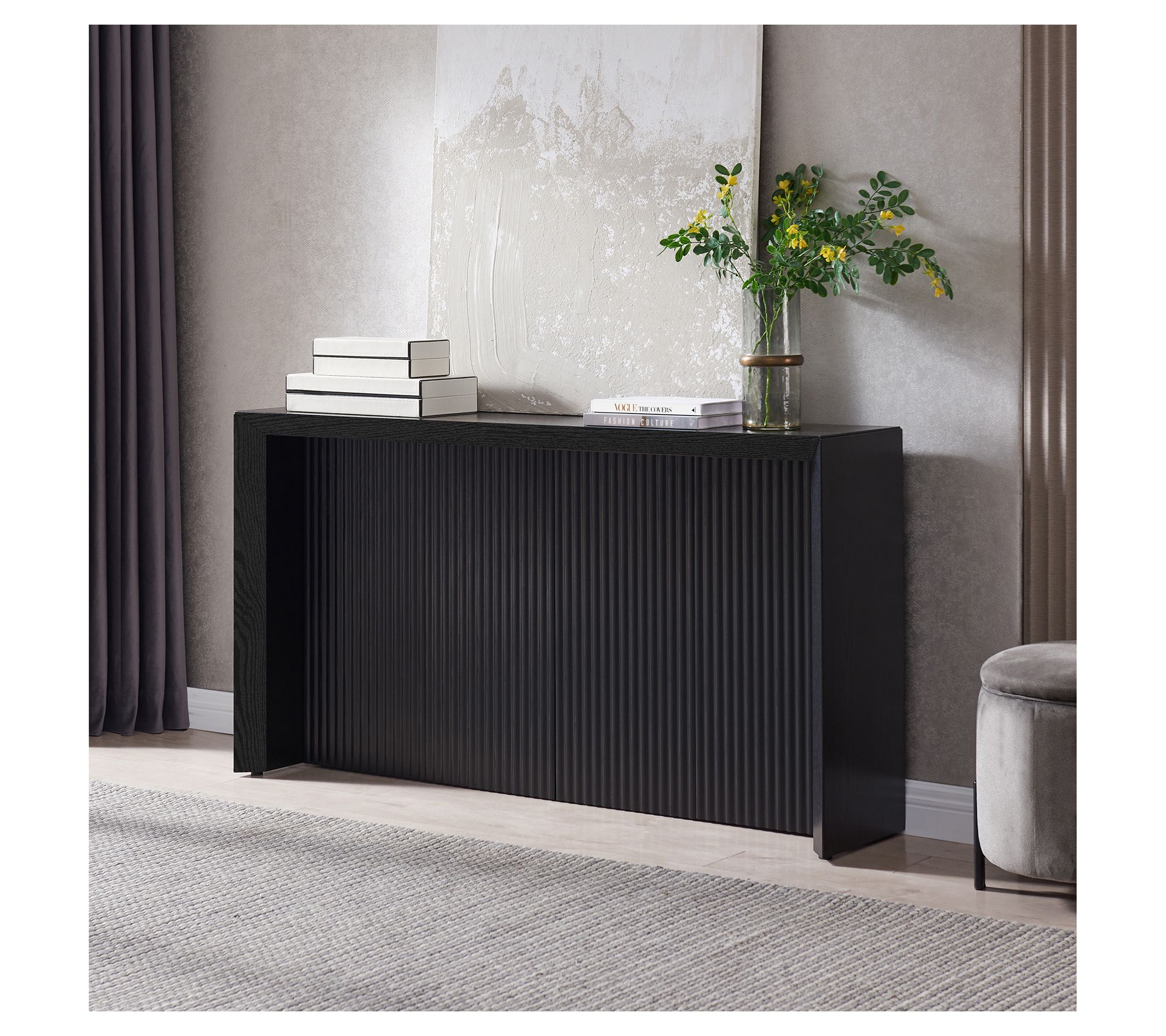 Hudson&Canal Piedmont 56" Wide Rectangular Console Table