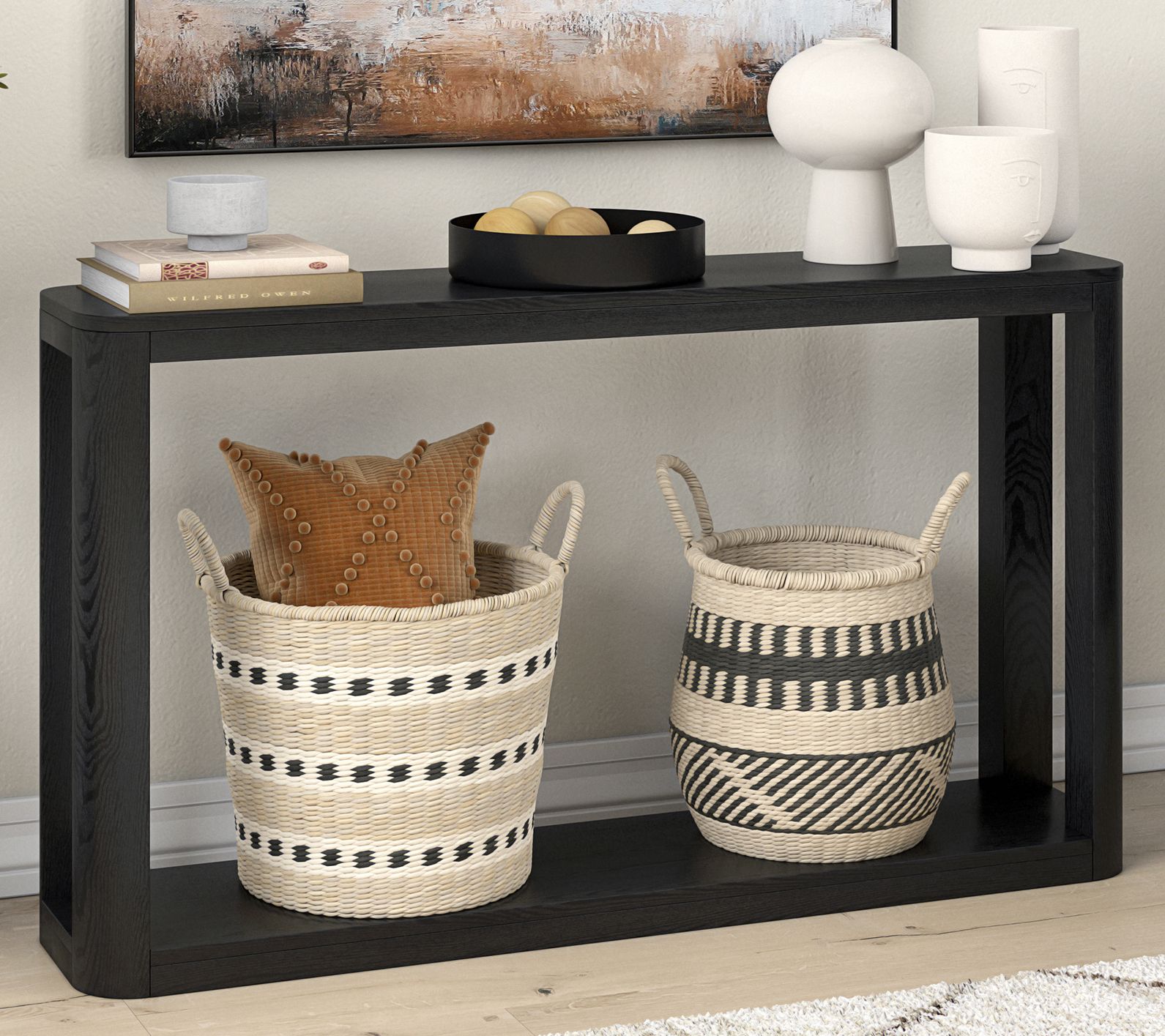 Hudson&Canal Stellan 52" Wide Rectangular Console Table