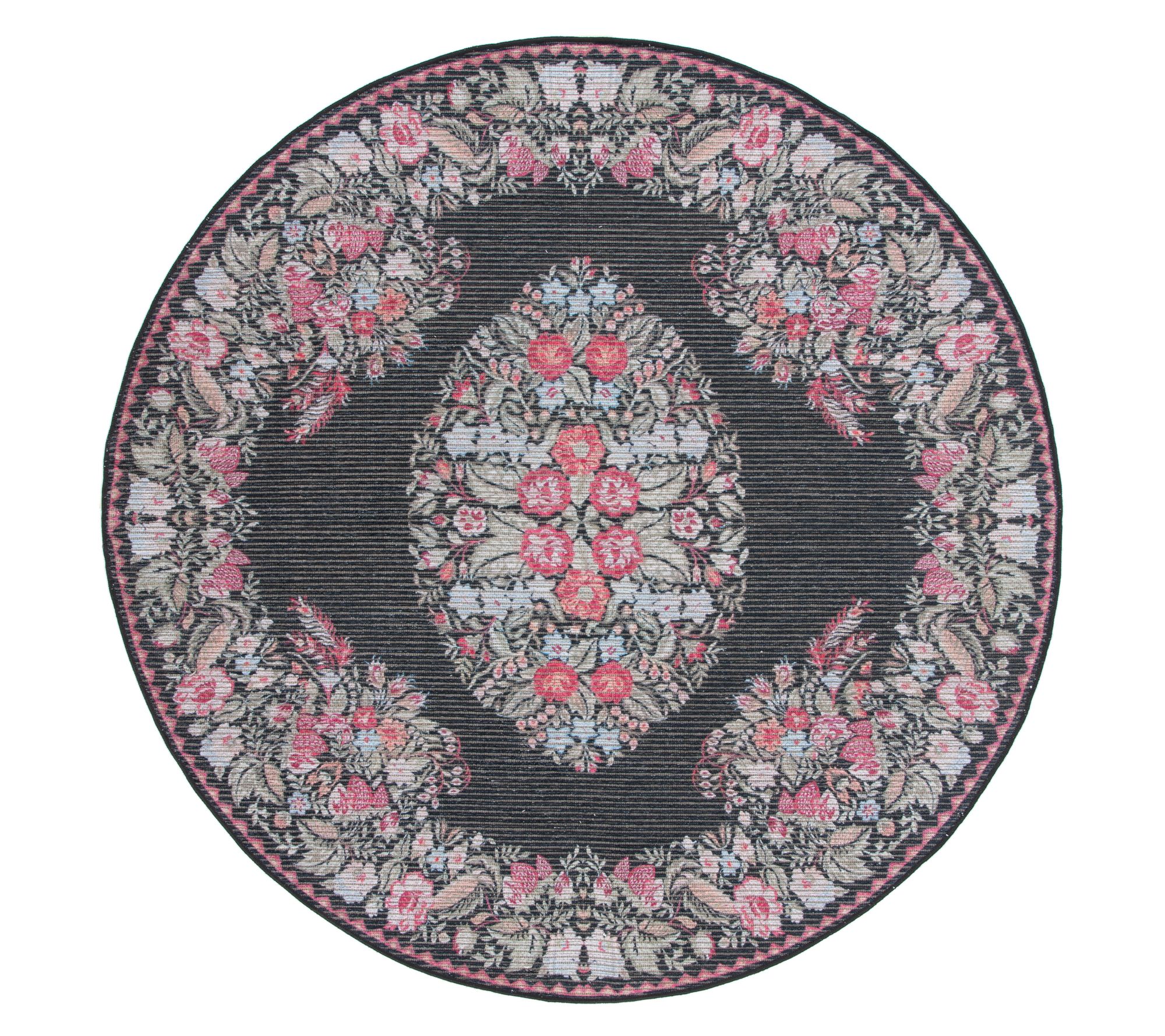 Safavieh Blossom Crest Washable 6'-7" x 6'-7" Round Rug