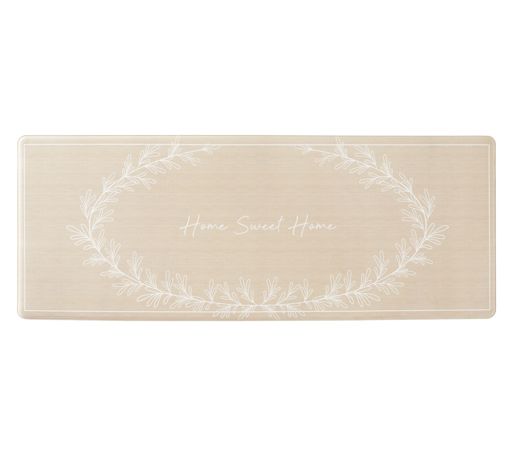 Martha Stewart Bloomfield Home Sweet Home 18"x4 8" Kitchen Mat