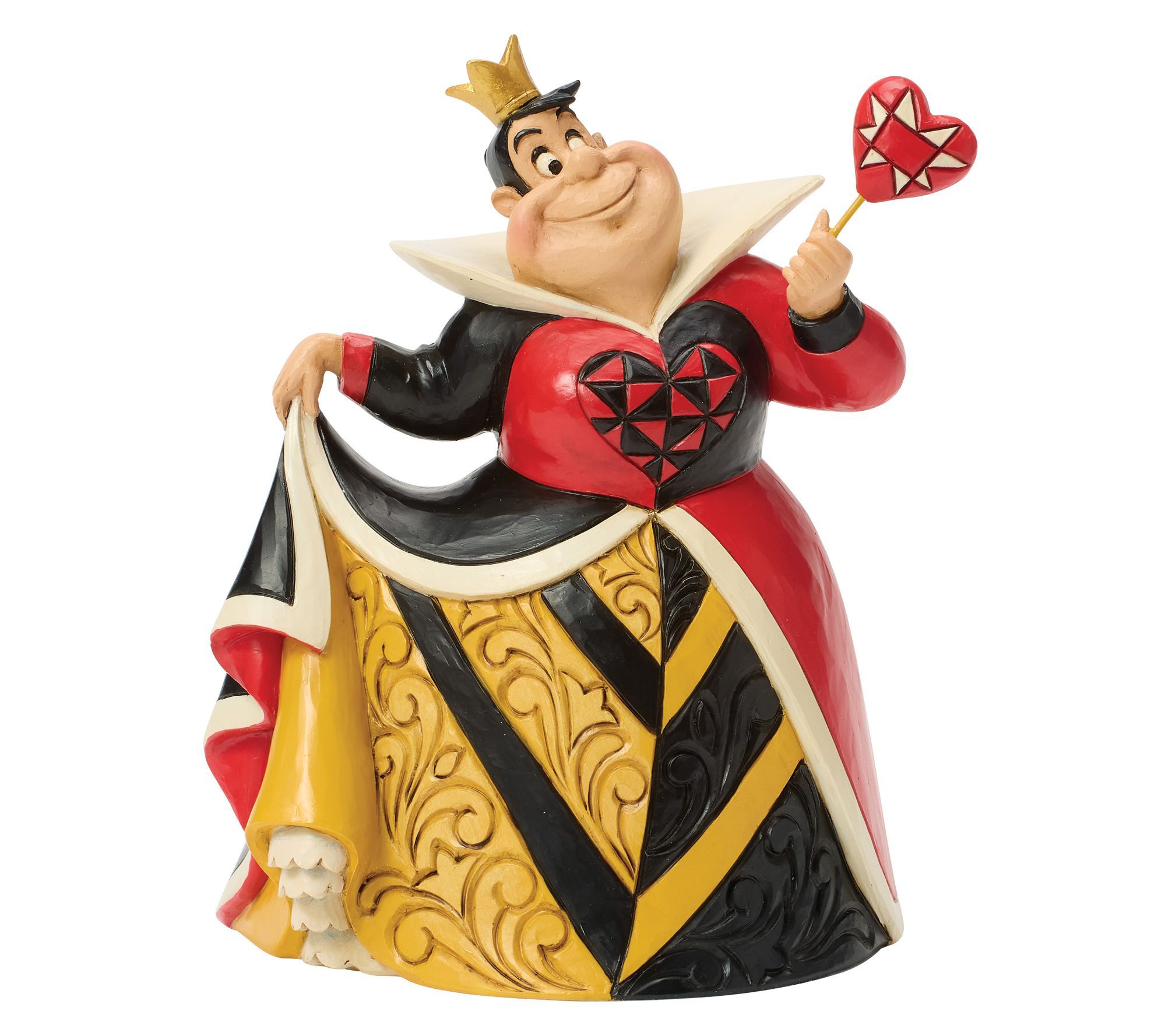 Jim Shore Disney Traditions Queen of Hearts Figurine 5.1in H