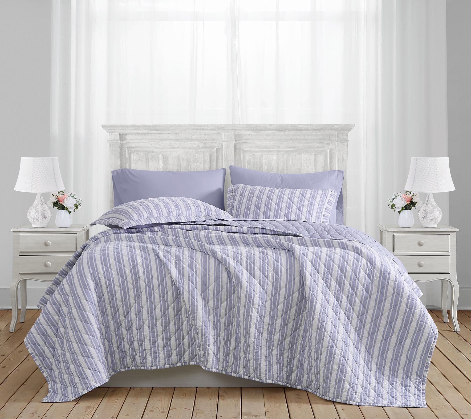 The Farmhouse by Rachel Ashwell Wide Ticking St ripe TXL Quilt