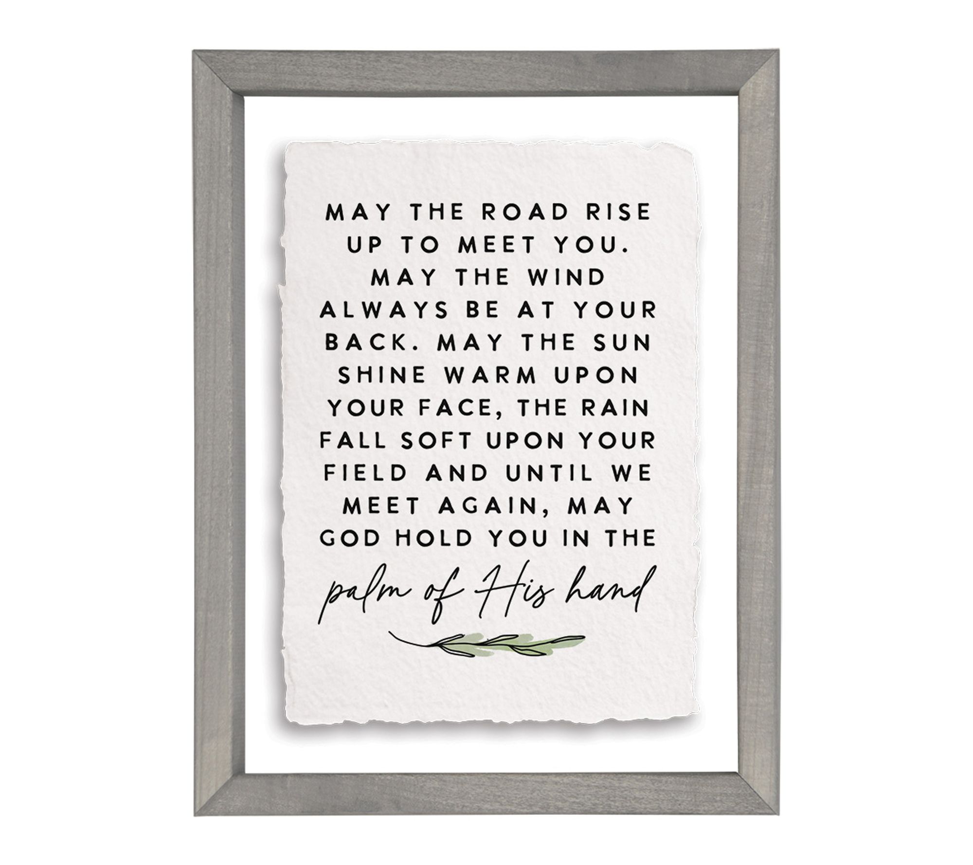 Sincere Surroundings In The Palm Of His Hand Floating Art