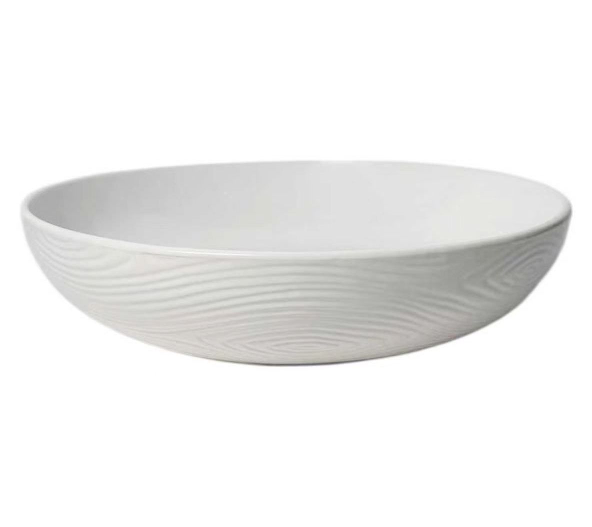 Temp-tations 4-qt Shallow Pasta Serving Bowl