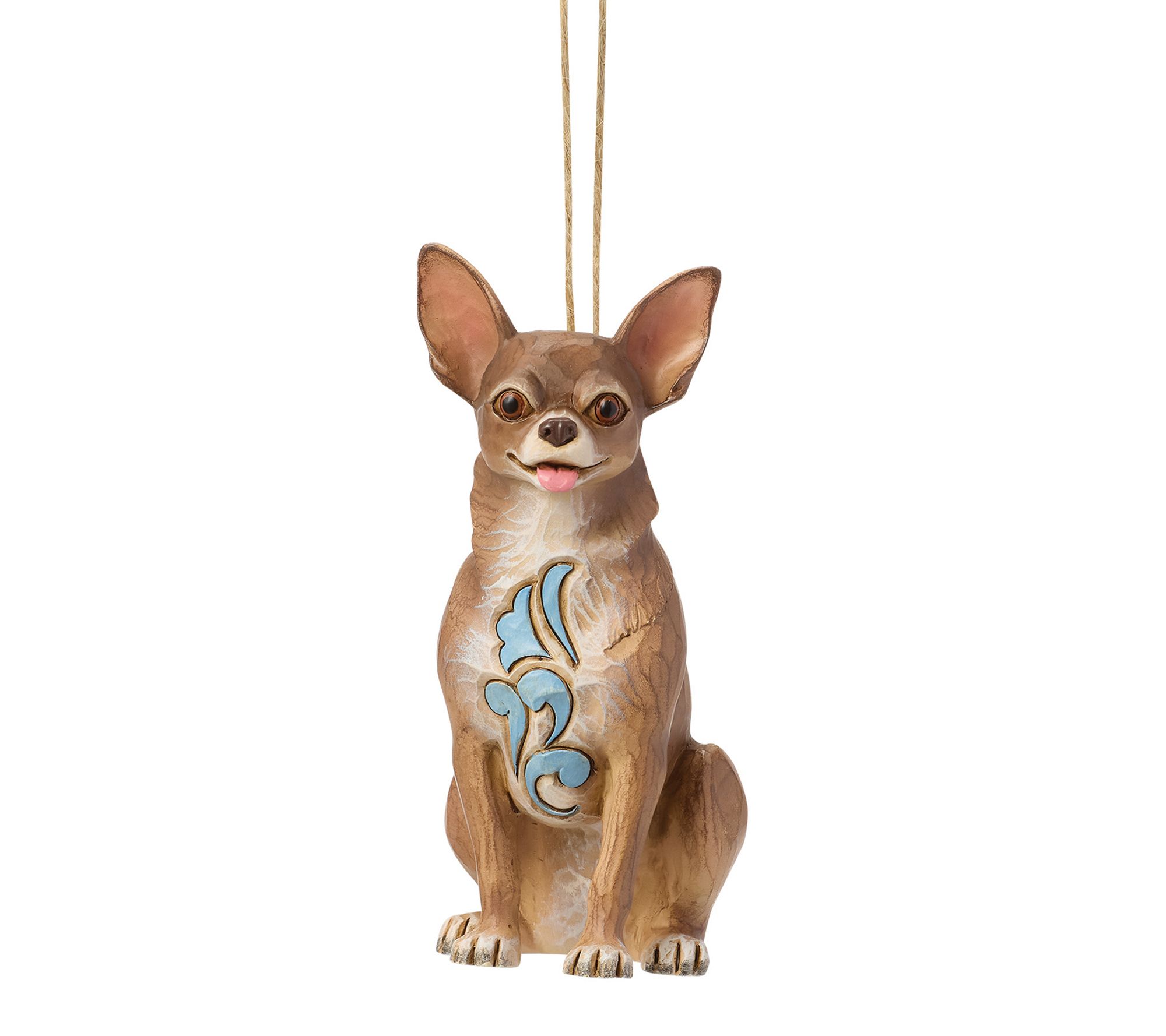 Jim Shore Heartwood Creek Chihuahua Dog HangingOrnament 3.7in