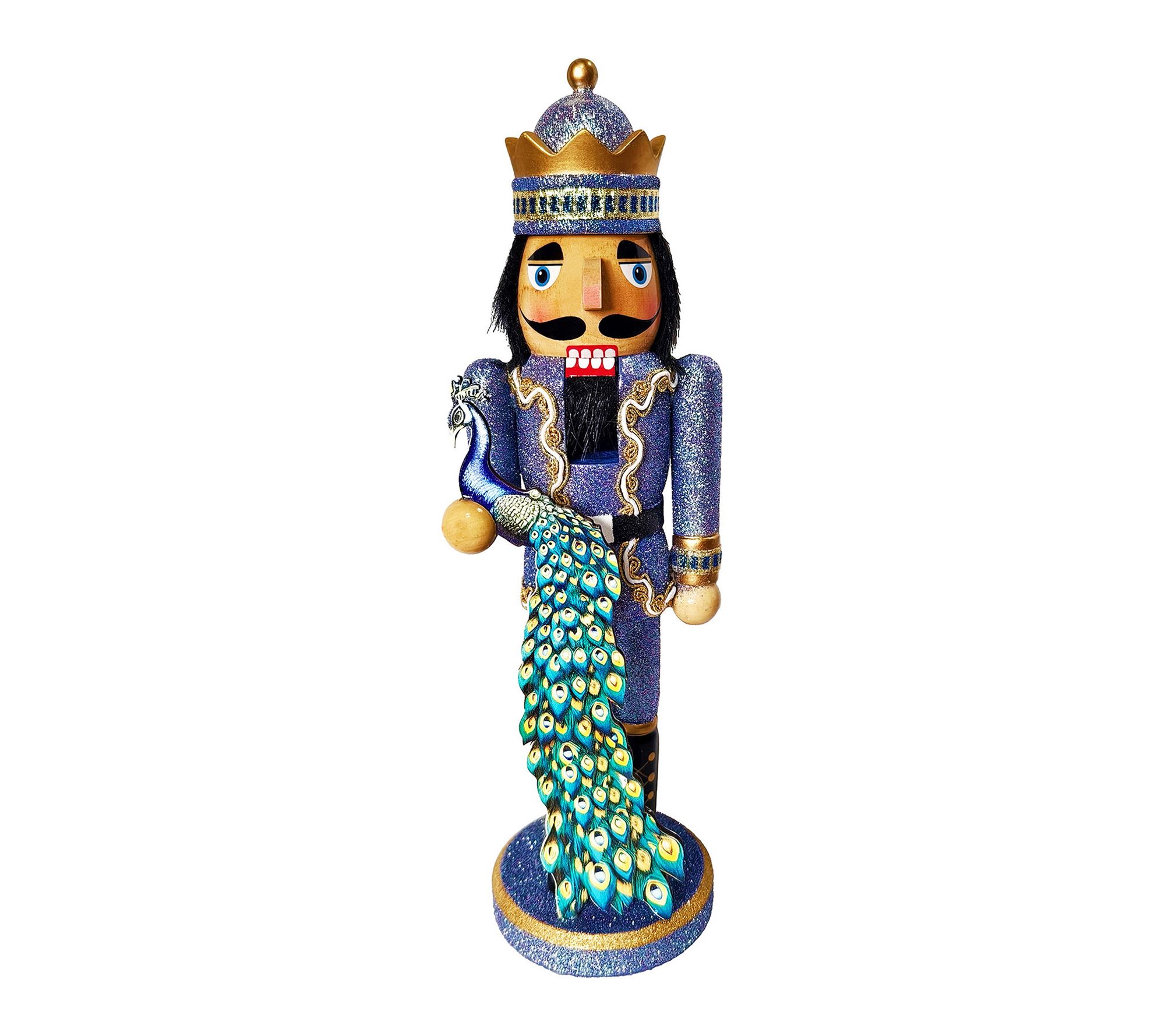 Santa's Workshop 14" Peacock King Nutcracker