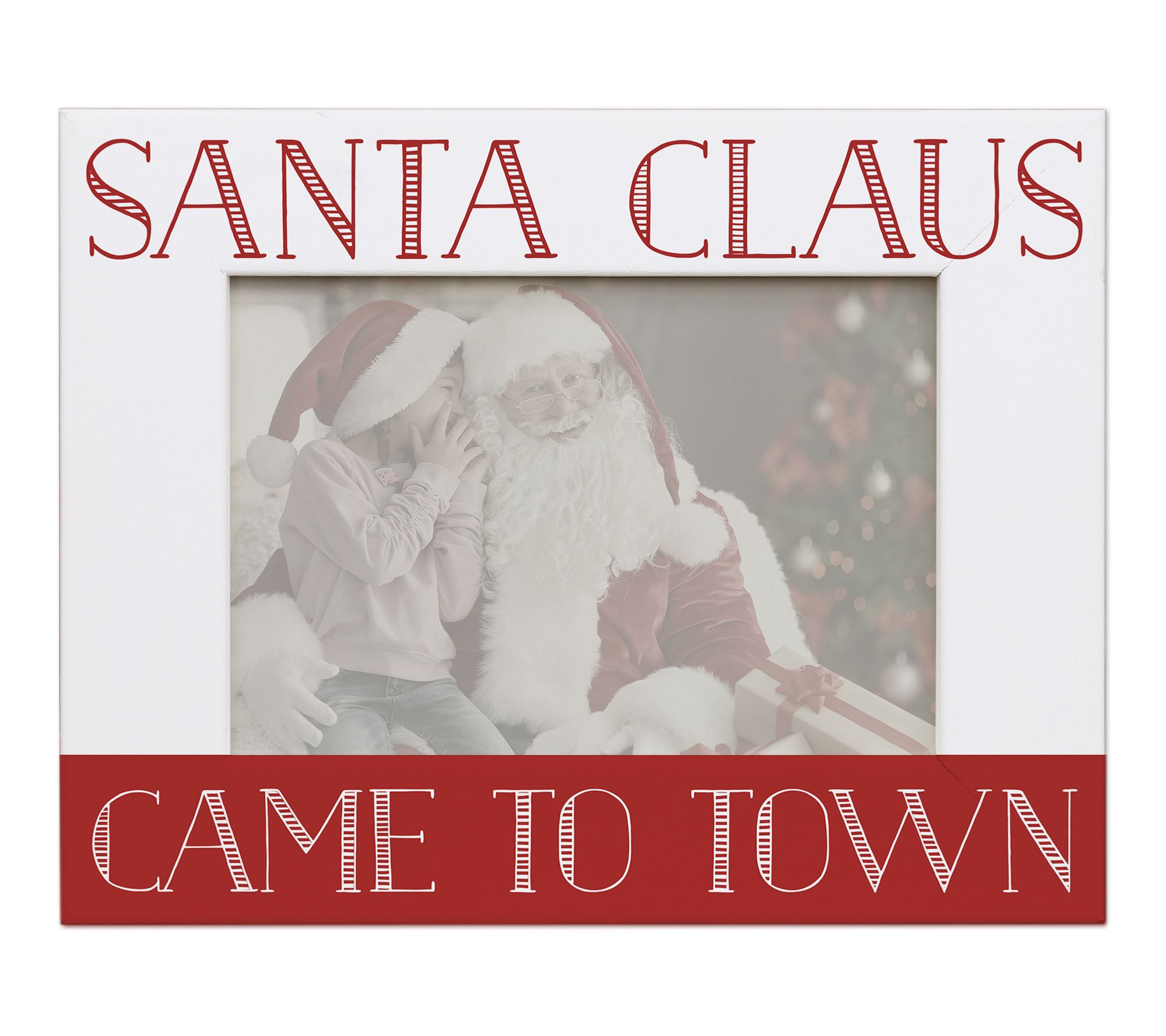 Sincere Surroundings 9.25" Santa Came To Town Framed Moment