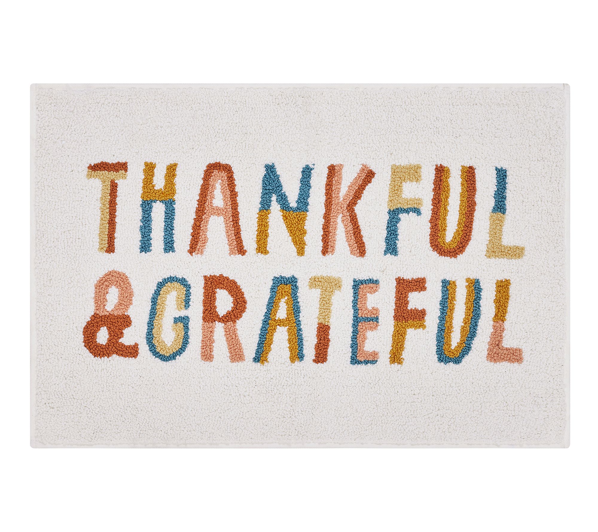 Hallmark Multicolor Thankful & Grateful Microfiber Bath