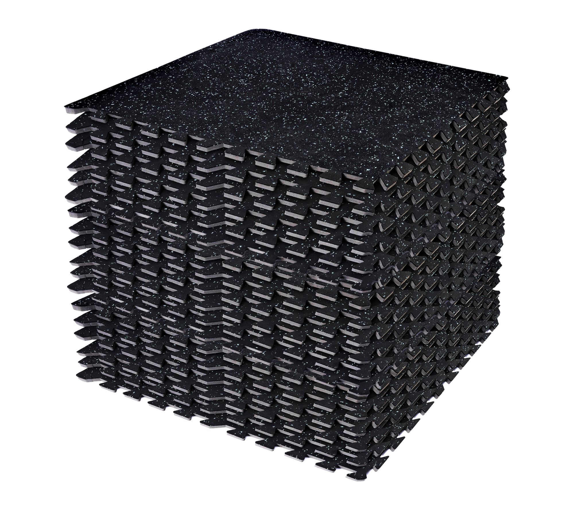 18 Interlocking Gym Floor Mat - Covers 72 Sq Ft