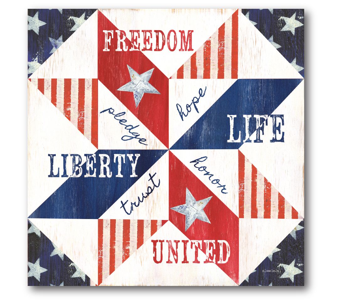 Courtside Market Patriotic 24" x 24" Canvas