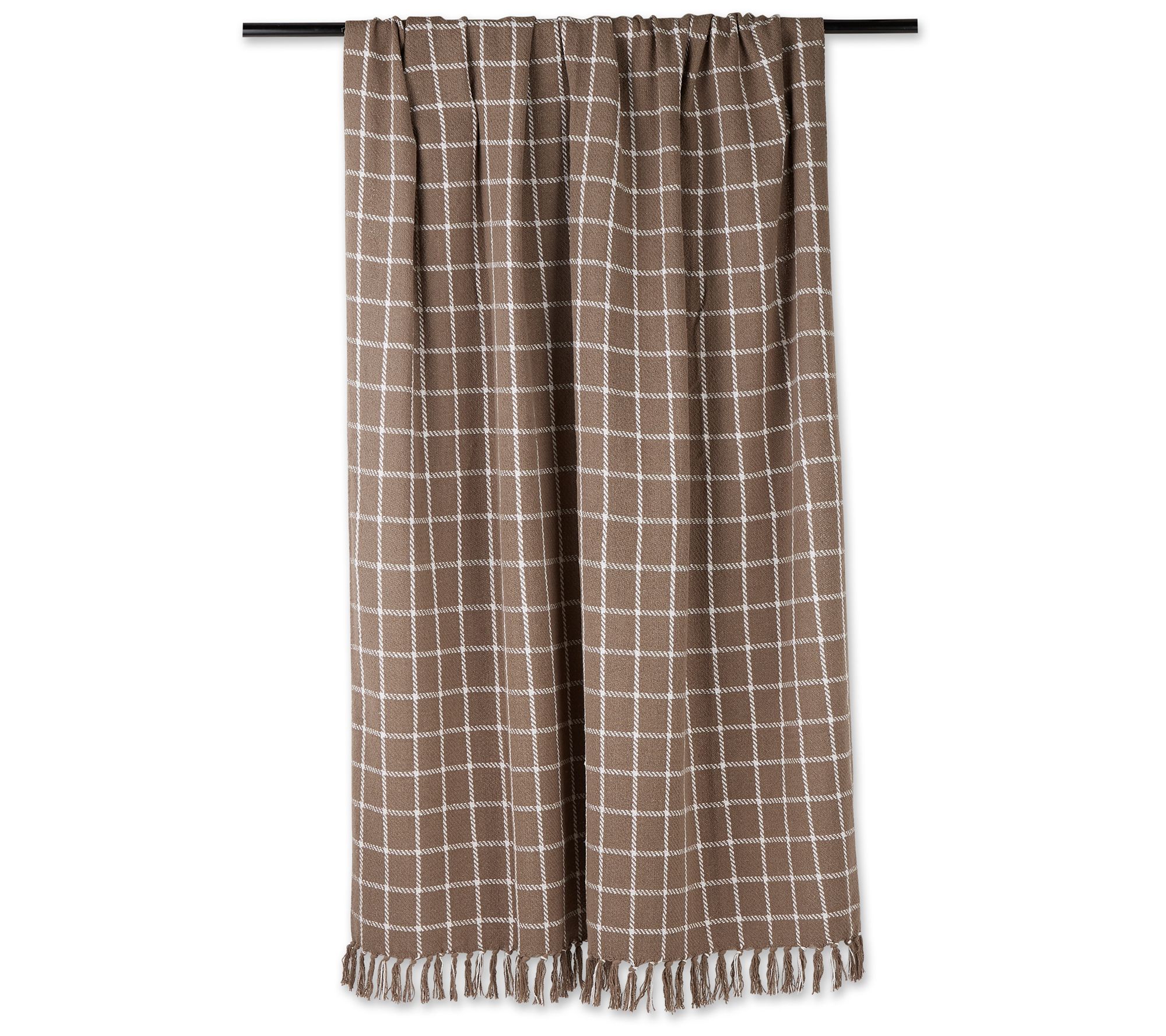 Design Imports Checked Plaid Throw
