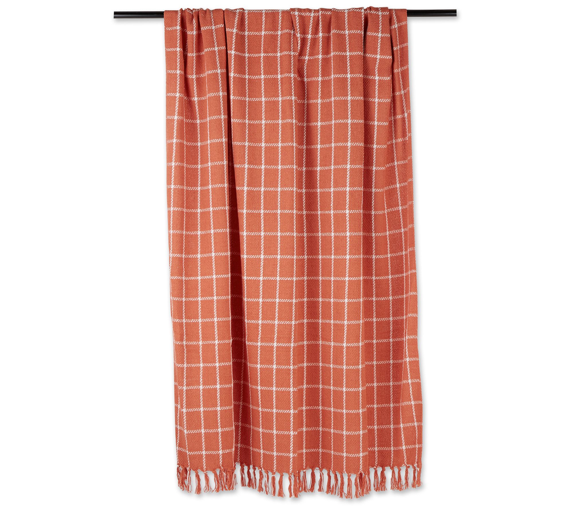 Design Imports Checked Plaid Throw