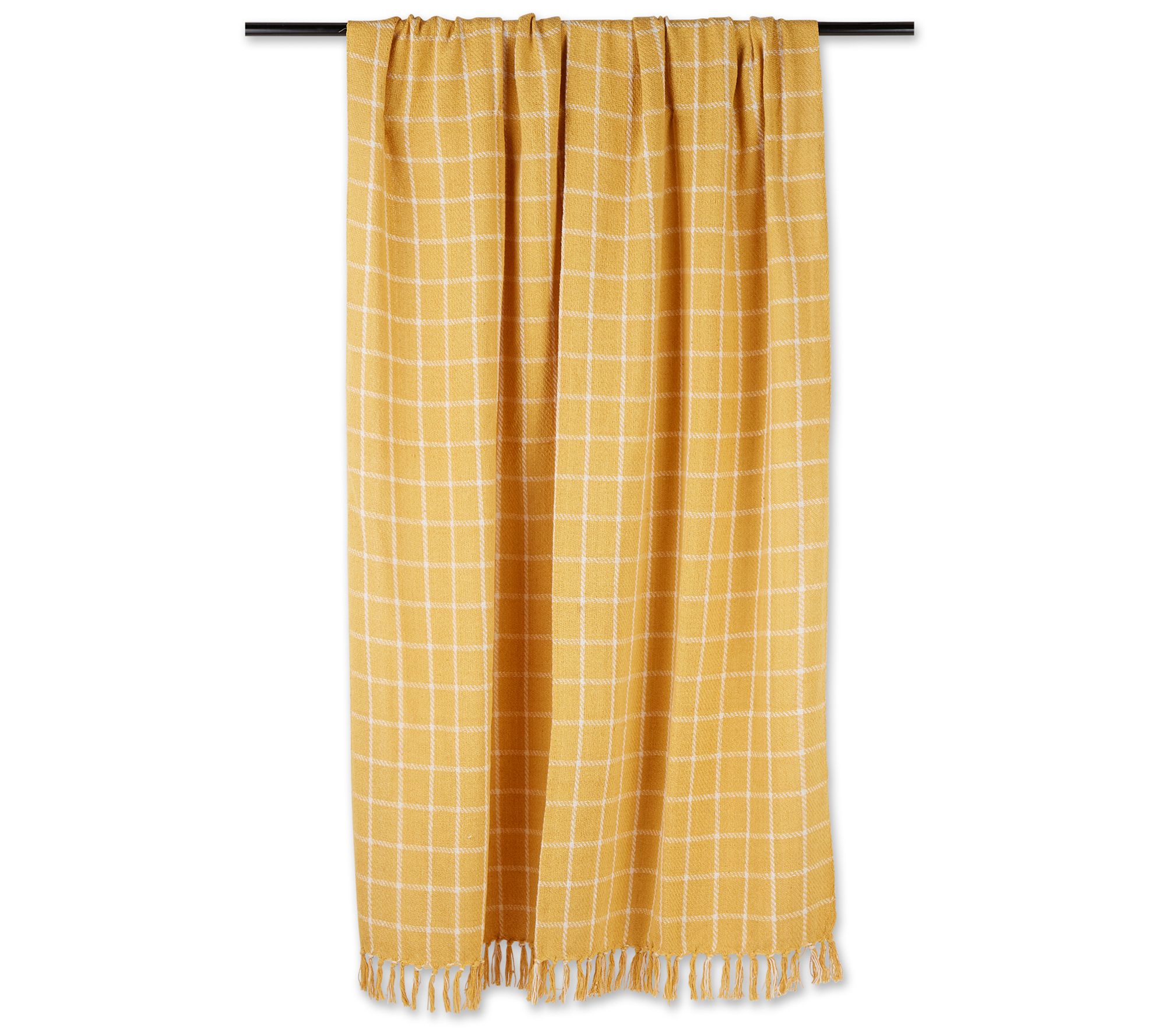 Design Imports Checked Plaid Throw