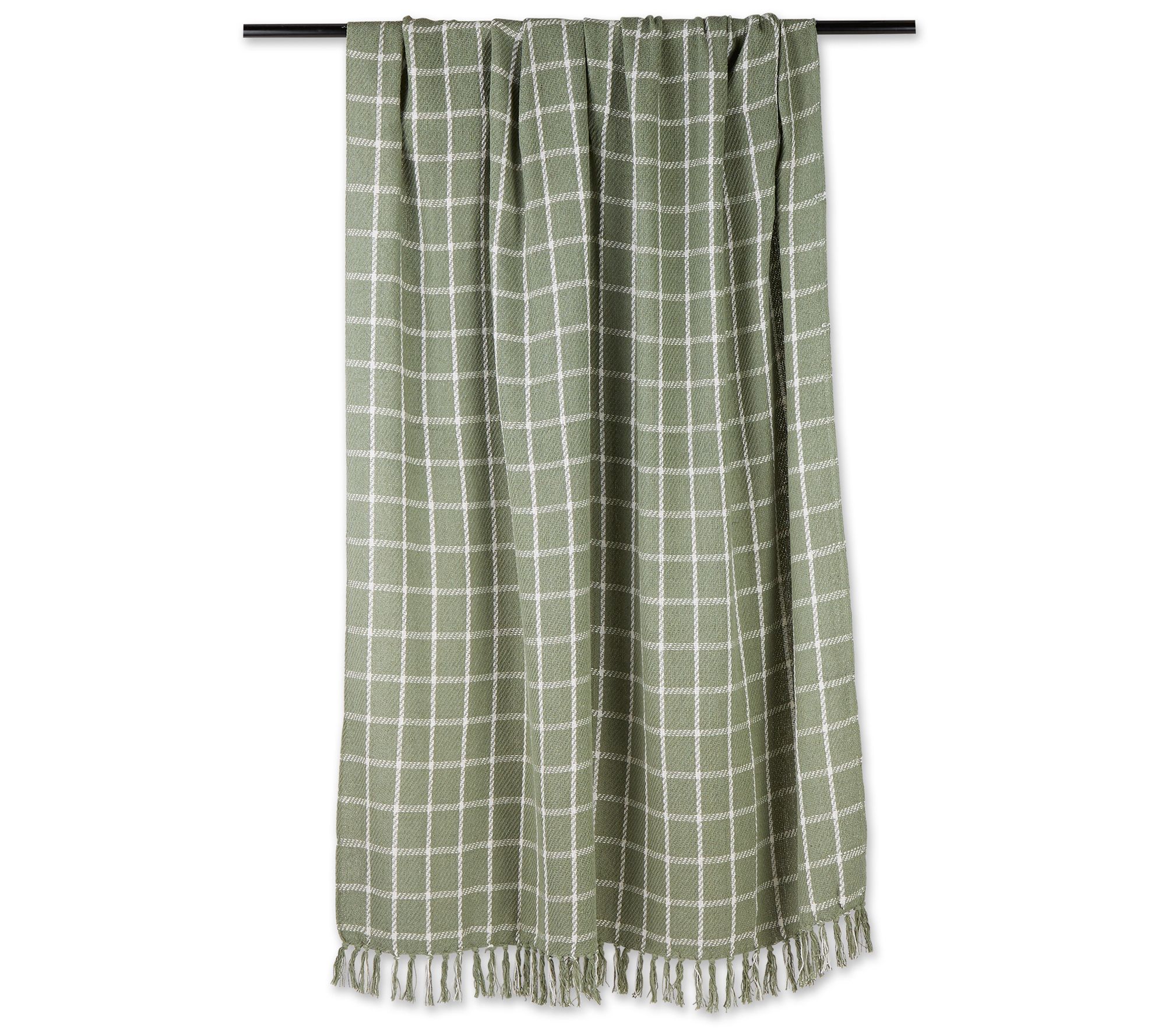 Design Imports Checked Plaid Throw
