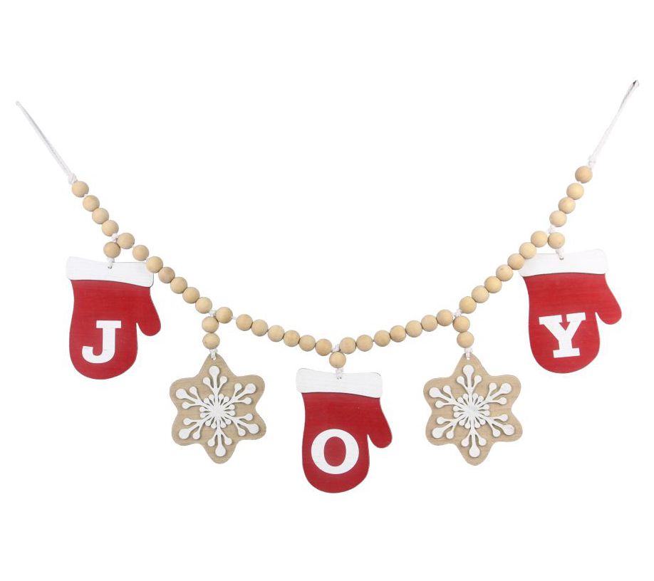 Young's Christmas joy garland on blessing beads