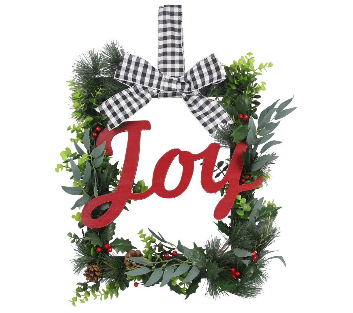 Young's Christmas Joy square wreath