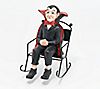 Plow & Hearth Tabletop Halloween Characters in Rocking Chair