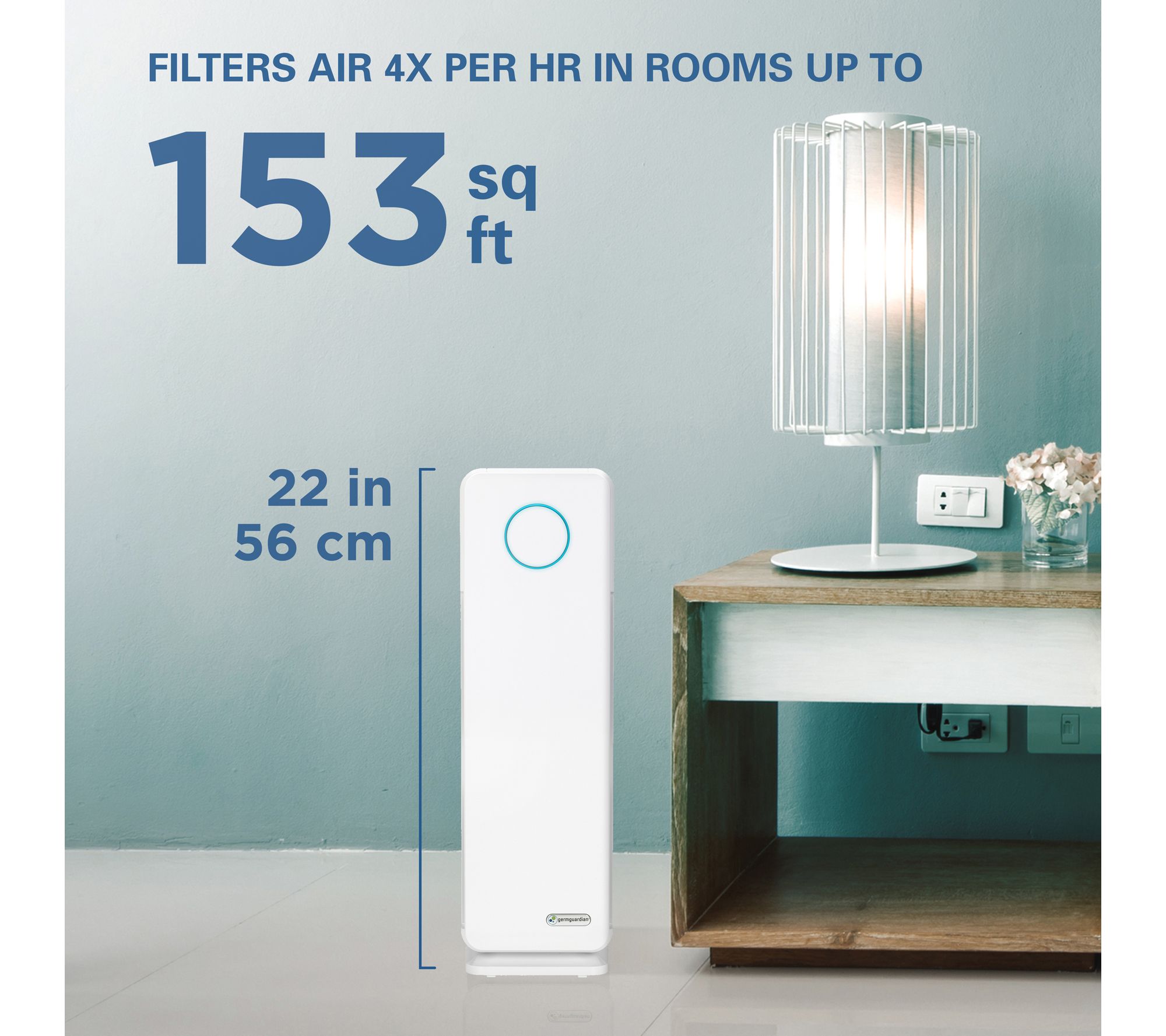 GermGuardian AC4300 Air Purifier with HEPA Filtter, 22"