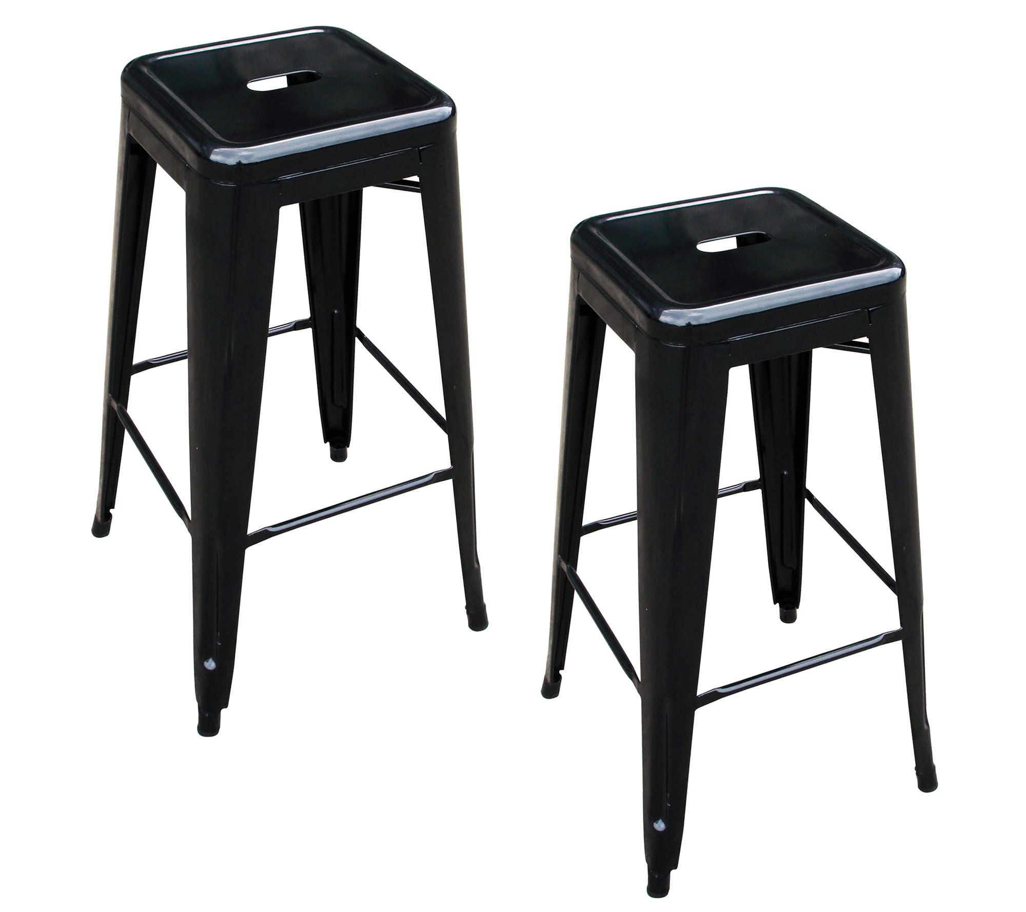 AmeriHome 30"H Metal Bar Stool 2 Pack