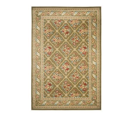 Lyndhurst Floral Lattice Power Loomed 4' x 6' Rug