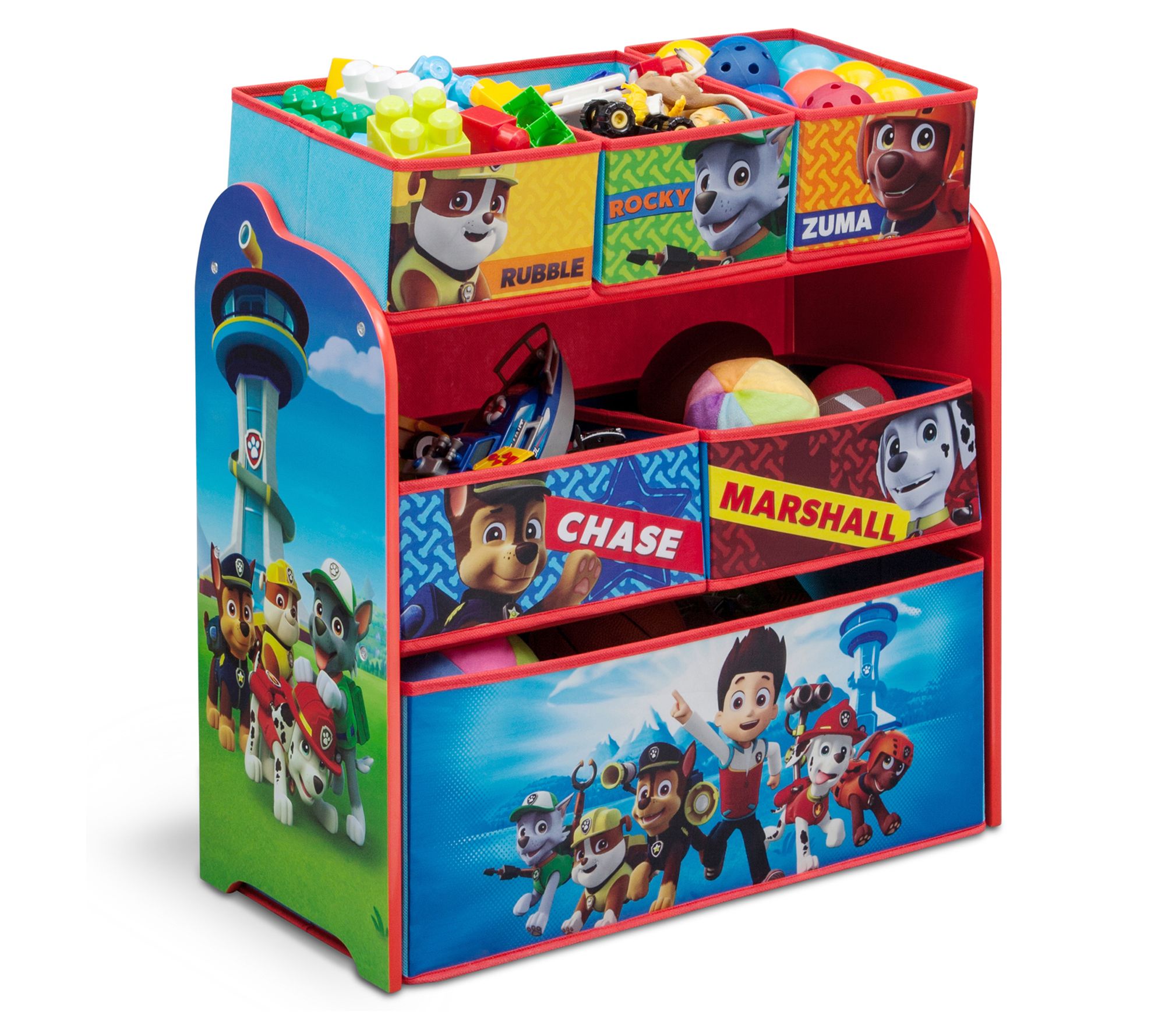Nick Jr. PAW Patrol 6 Bin Toy Organizer byDelta Children