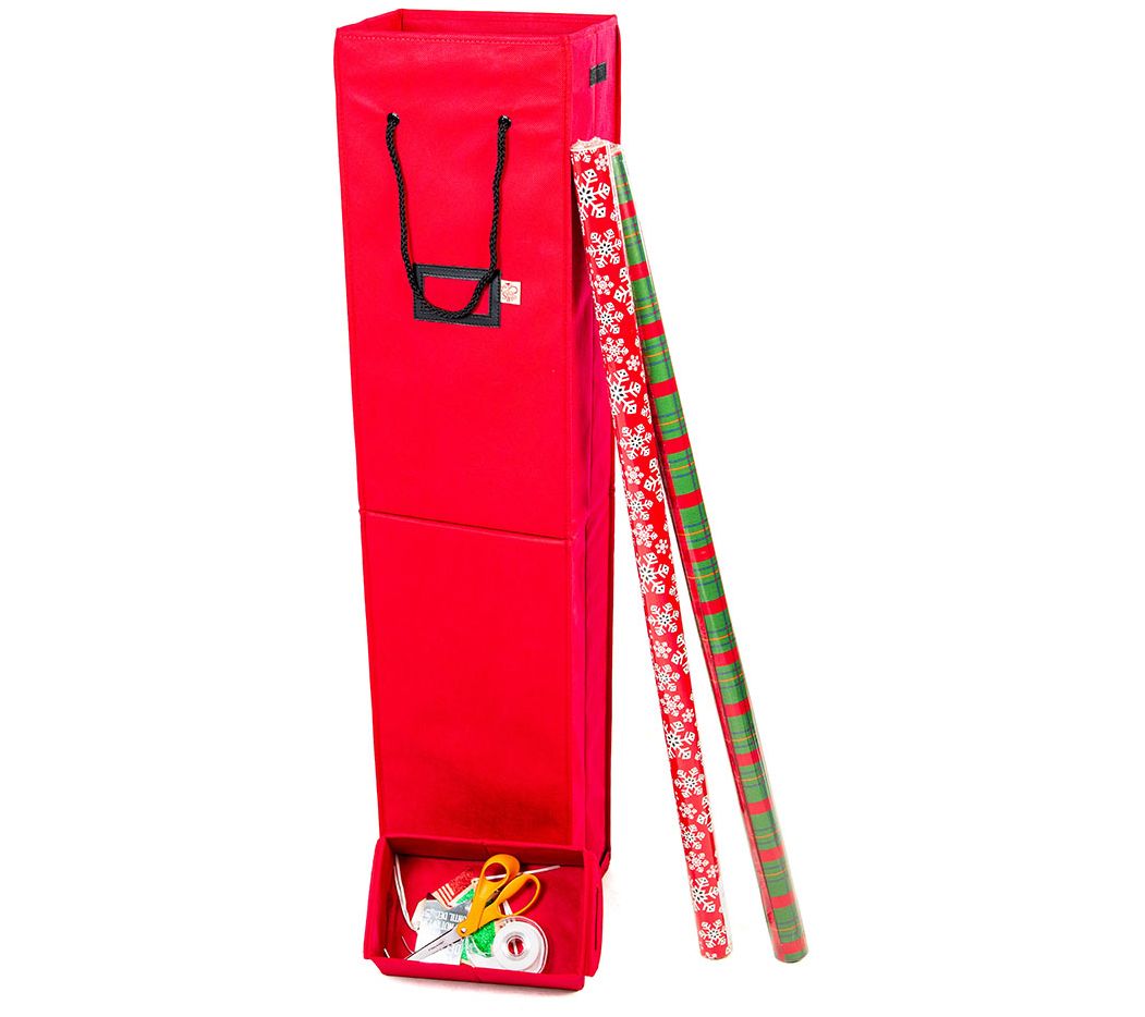 Santa's Bags Wrapping Paper Storage Box