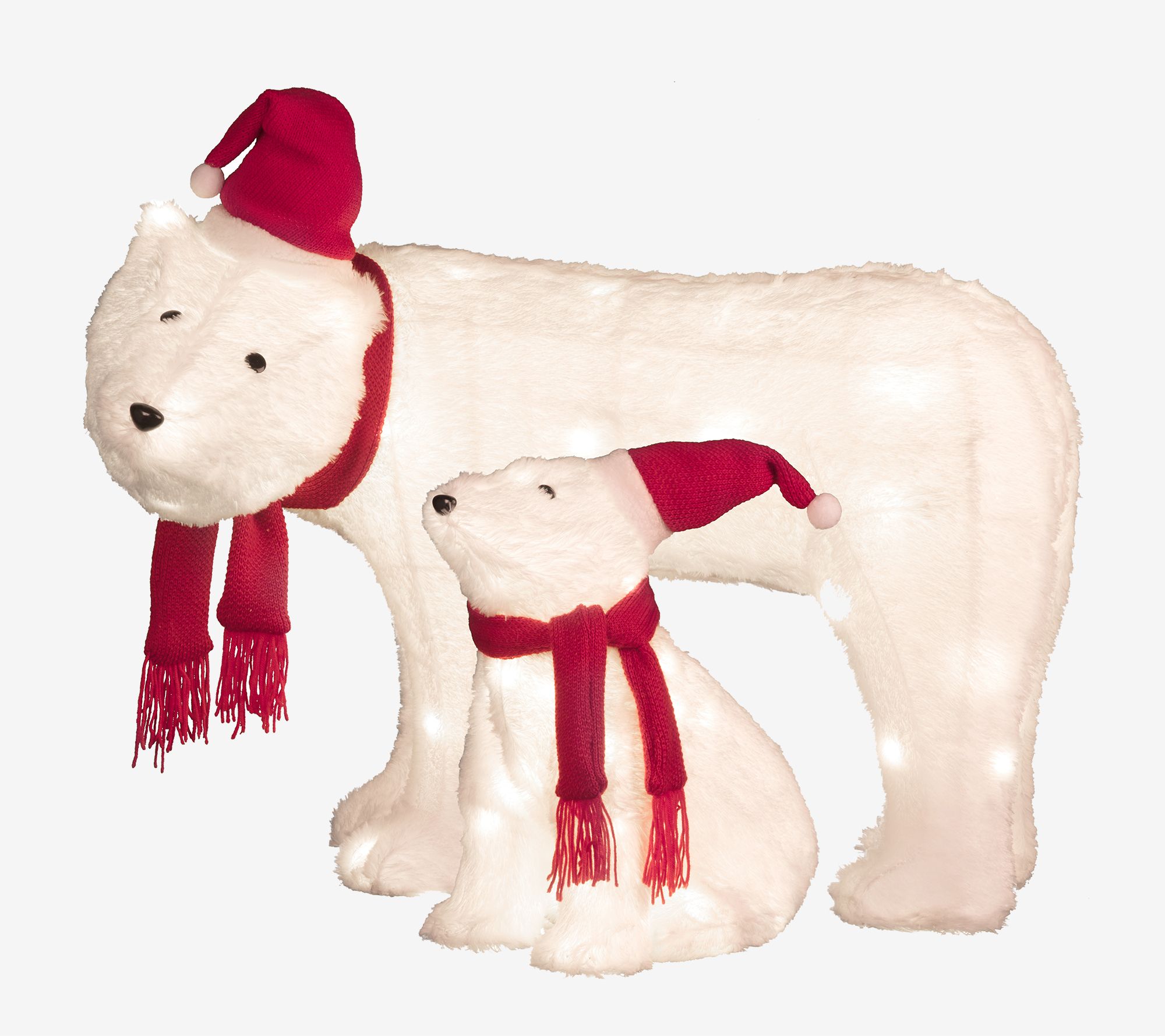 holiday living lighted polar bears