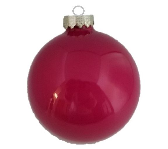 Whitehurst 6-Pc Set of 4" Glass Ornaments, Pearl Finish