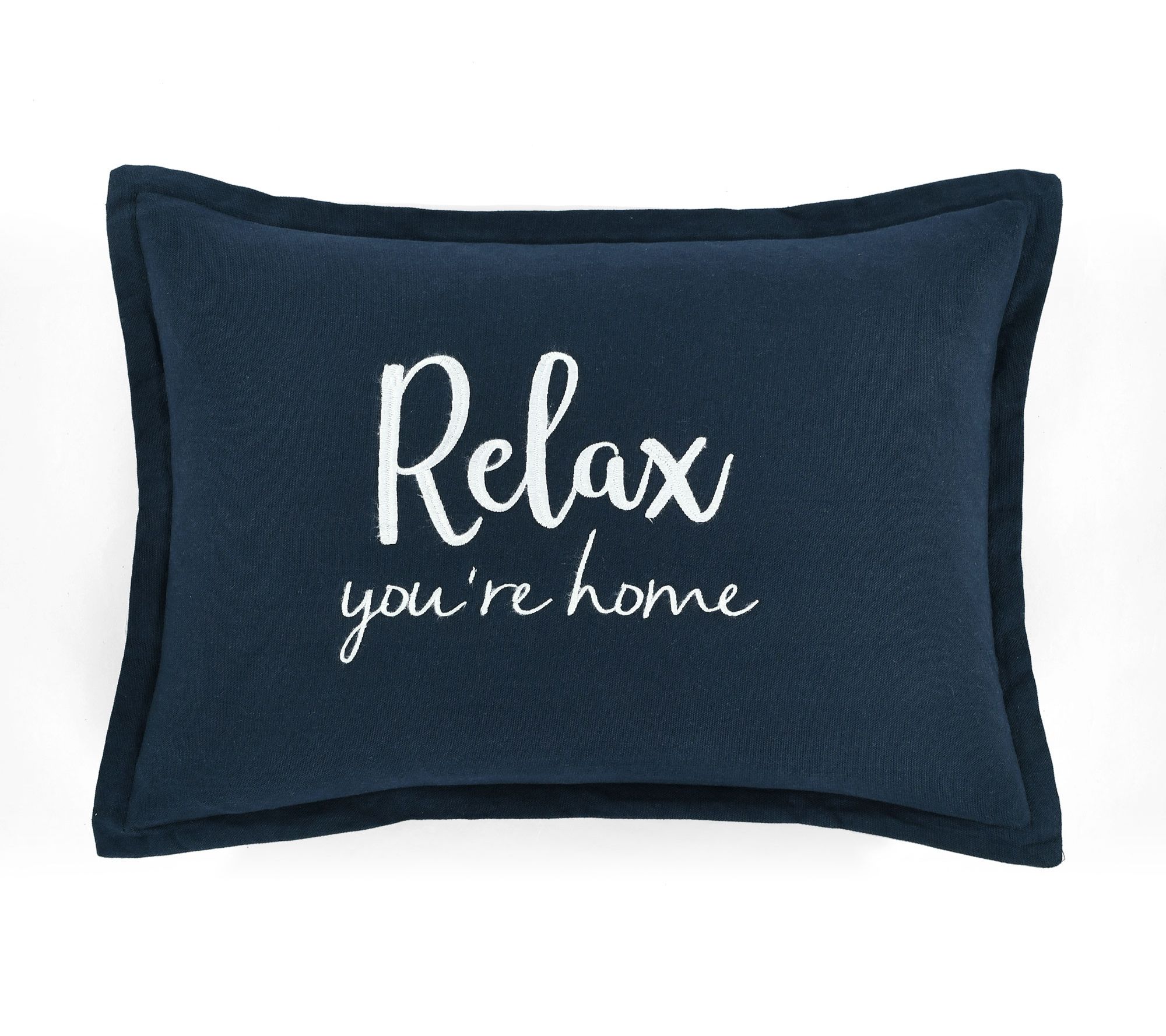 Relax You're Home Decorative Pillow Cover by Lush Decor