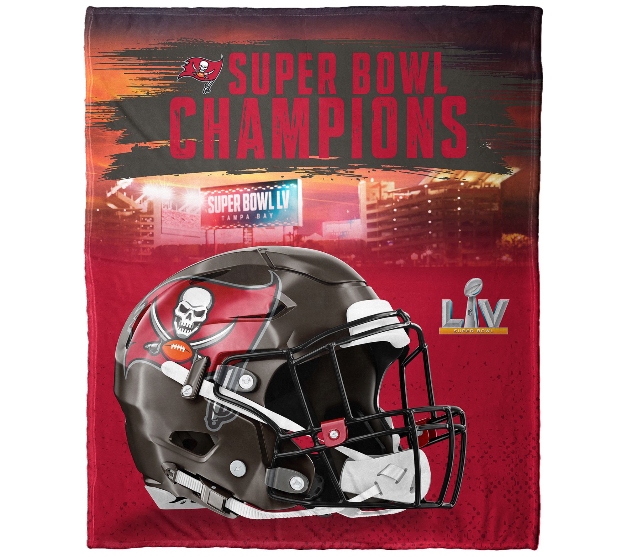 Tampa Bay Buccaneers Super Bowl LV Champions Rug 
